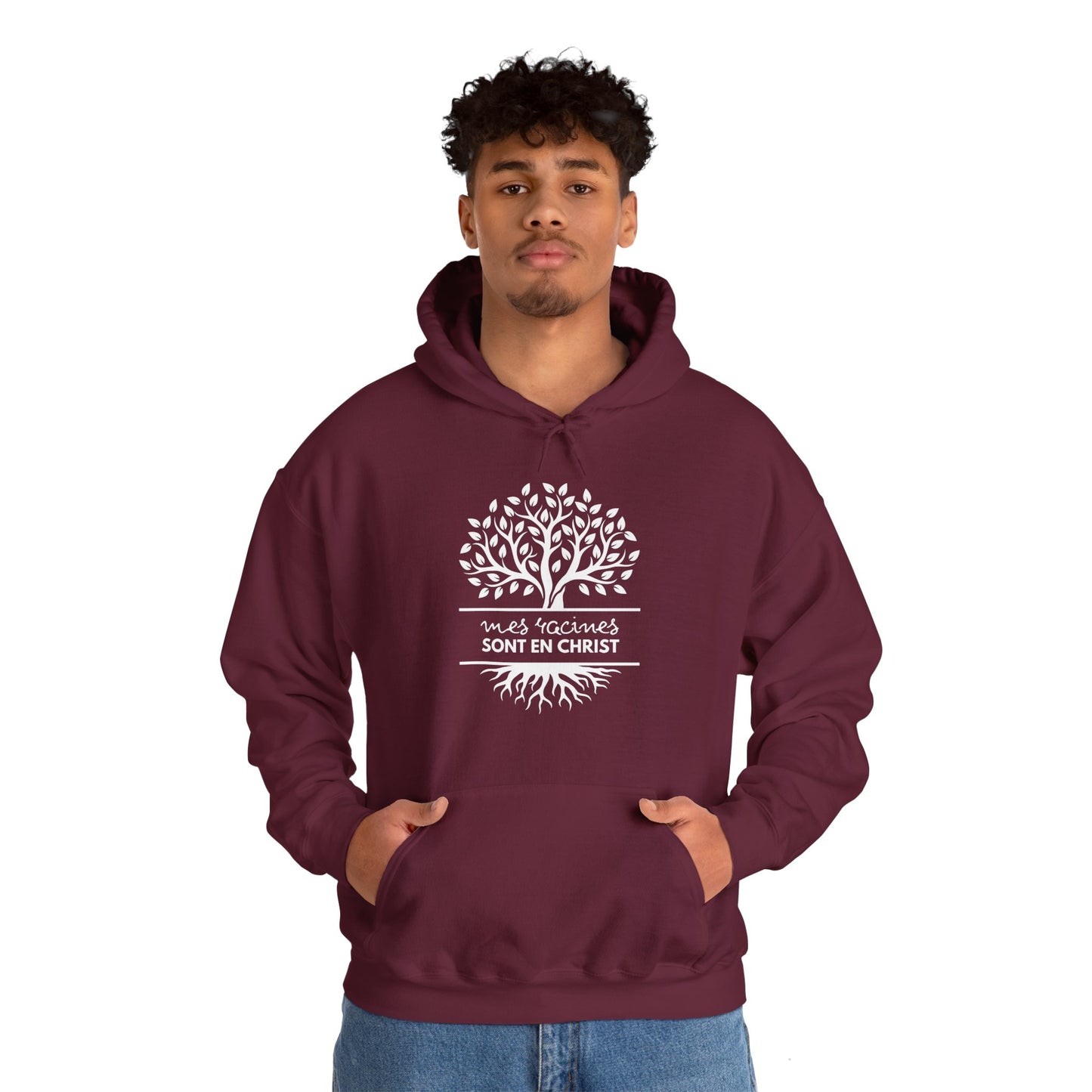 Mes racines sont en Christ HOODIE