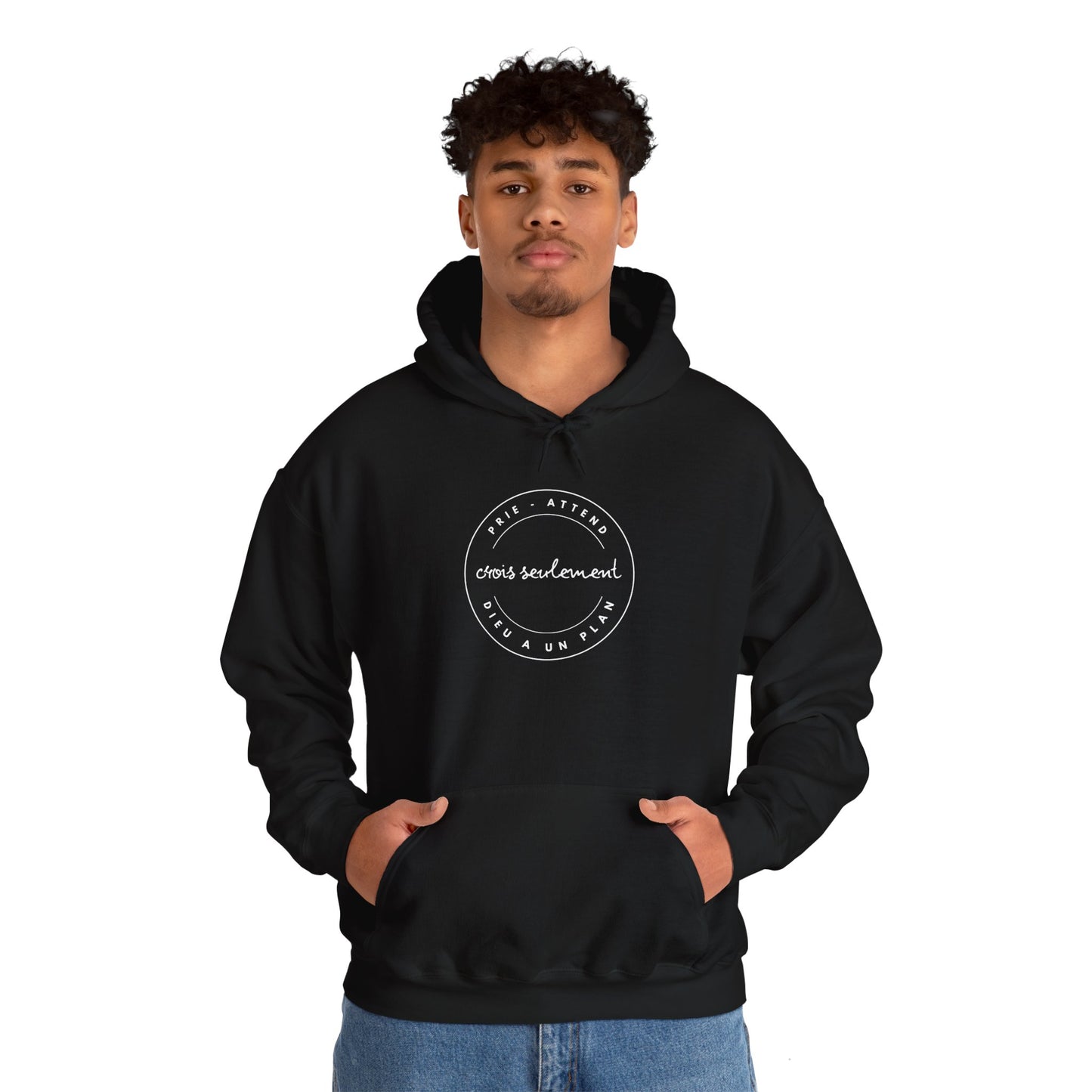 Prie, attend, crois seulement, Dieu a un plan HOODIE