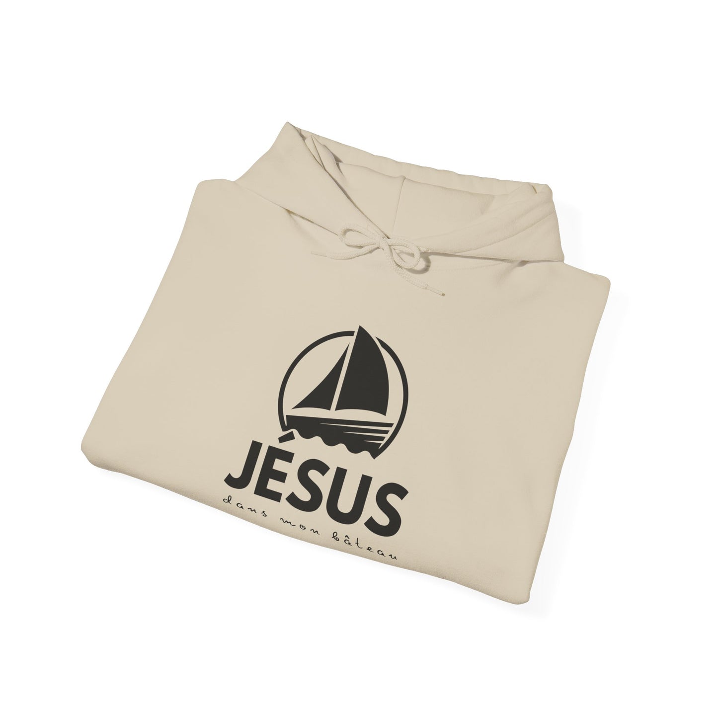 Jésus dans mon bâteau HOODIE