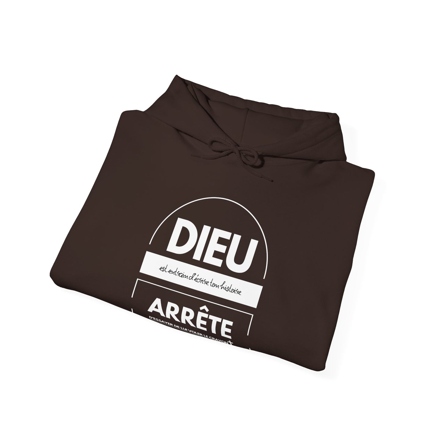 Dieu est entrain d'écrire ton histoire, arrête d'essayer de lui voler le crayon HOODIE