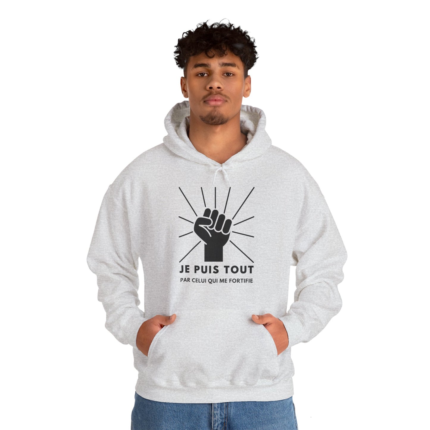 Je puis tout par celui qui me fortifie HOODIE