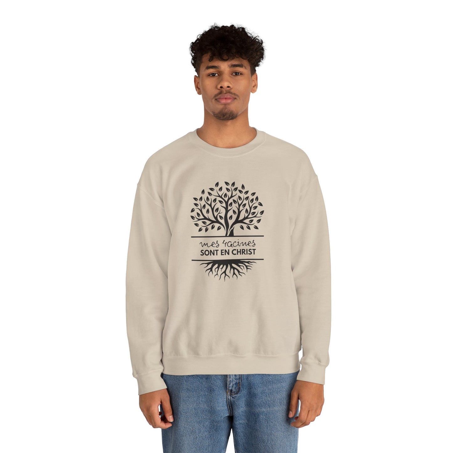 Mes racines sont en Christ CREWNECK