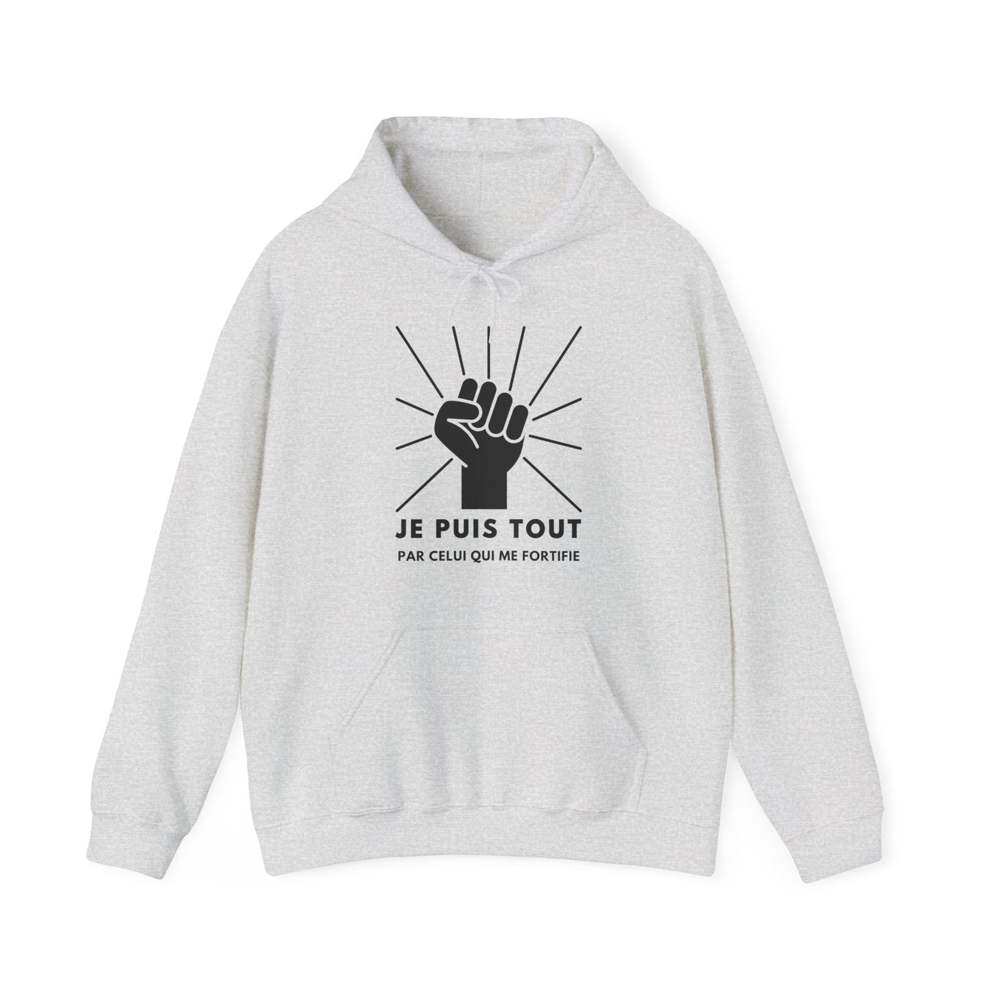 Je puis tout par celui qui me fortifie HOODIE