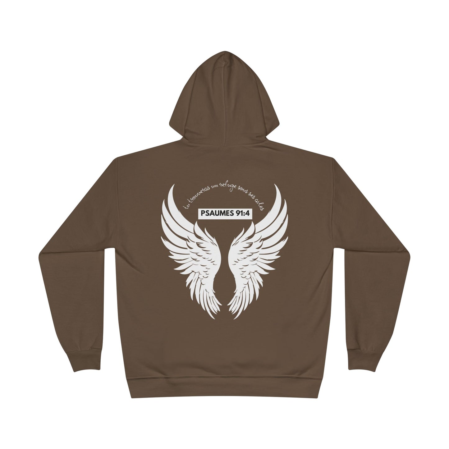 Psaumes 91:4 HOODIE - DOS