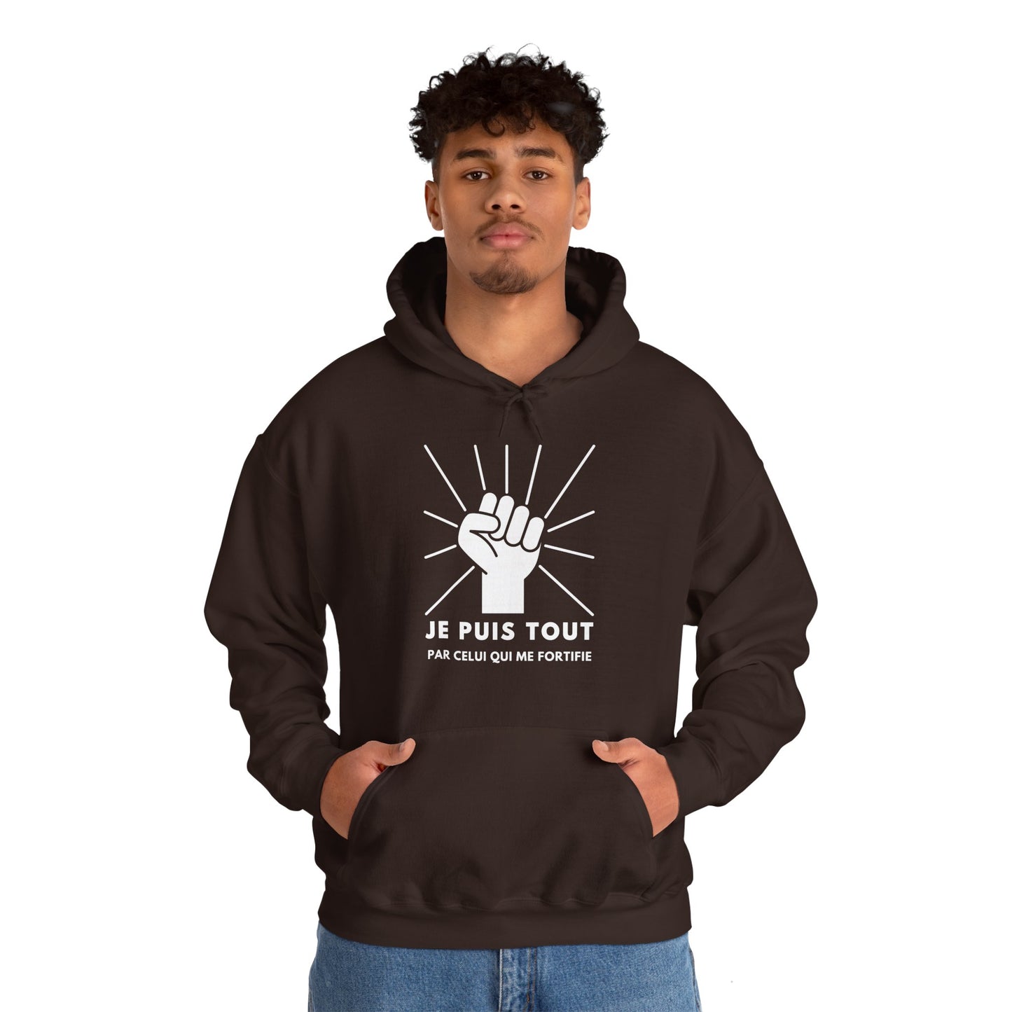 Je puis tout par celui qui me fortifie HOODIE
