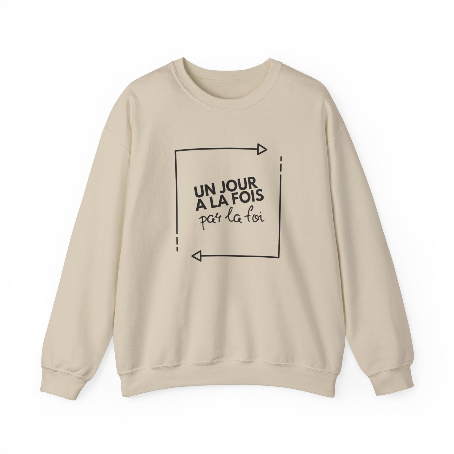 Un jour à la fois par la foi CREWNECK
