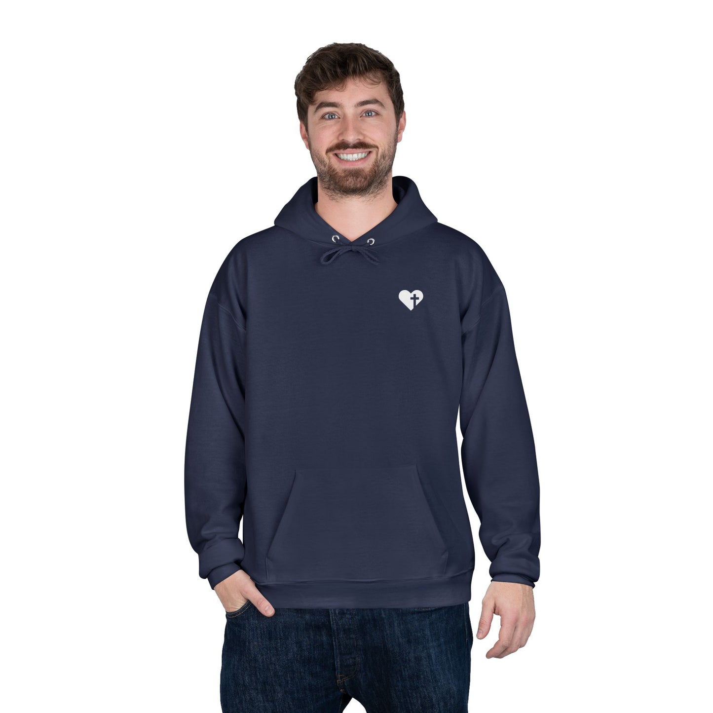 Jésus est mort pour moi, maintenant je vis pour Lui HOODIE - DOS