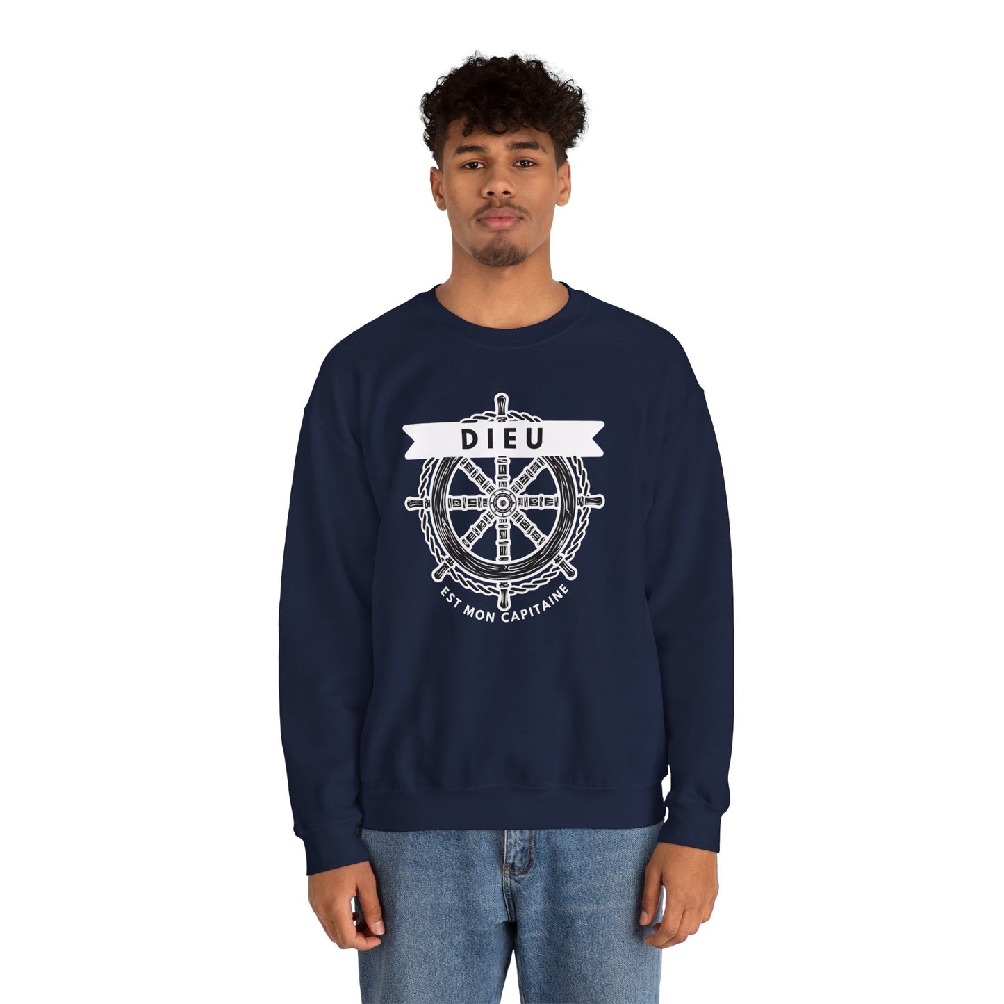 Dieu est mon capitaine CREWNECK