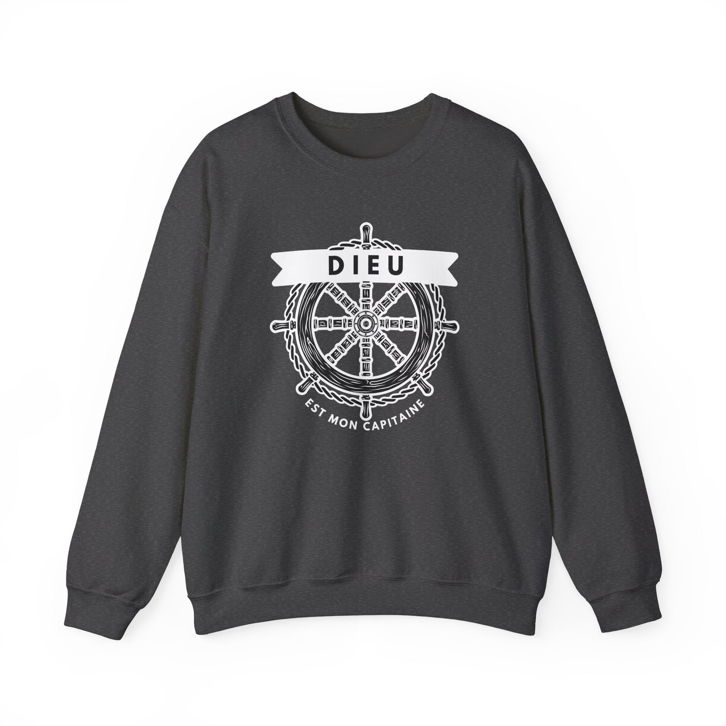 Dieu est mon capitaine CREWNECK