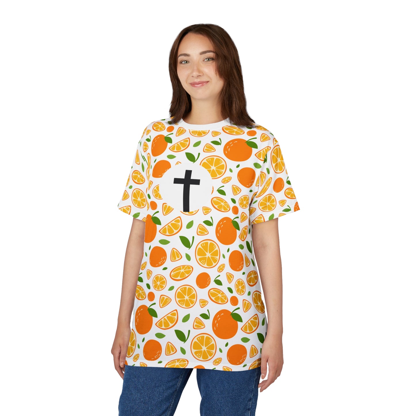 À la croix T-SHIRT ORANGES