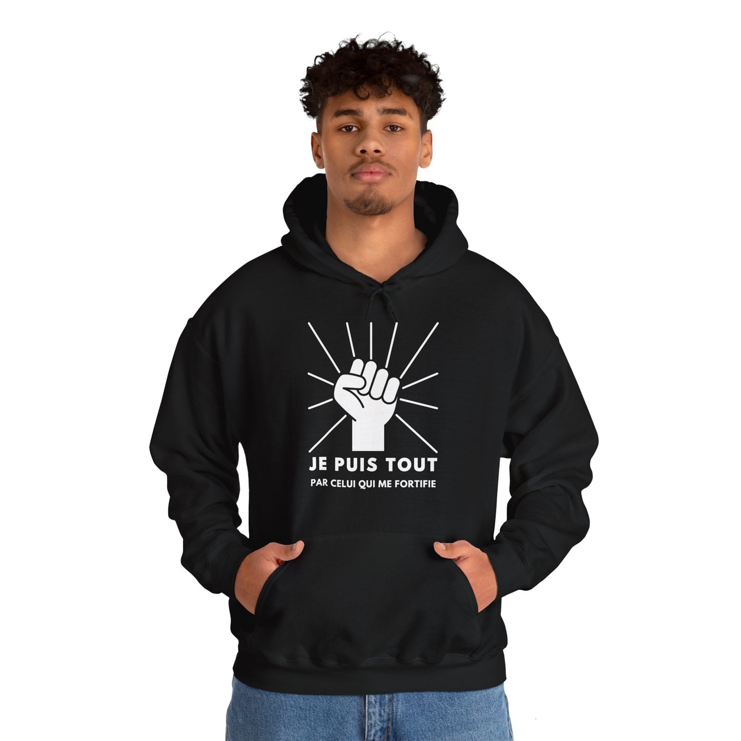 Je puis tout par celui qui me fortifie HOODIE