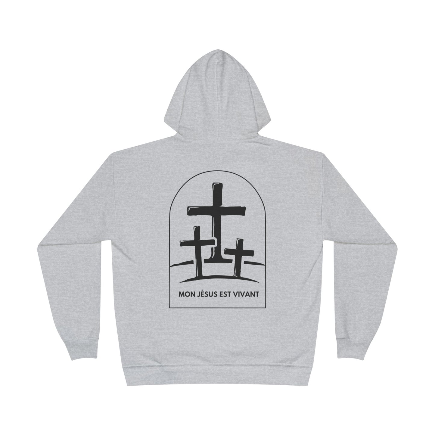 Mon Jésus est vivant HOODIE - DOS