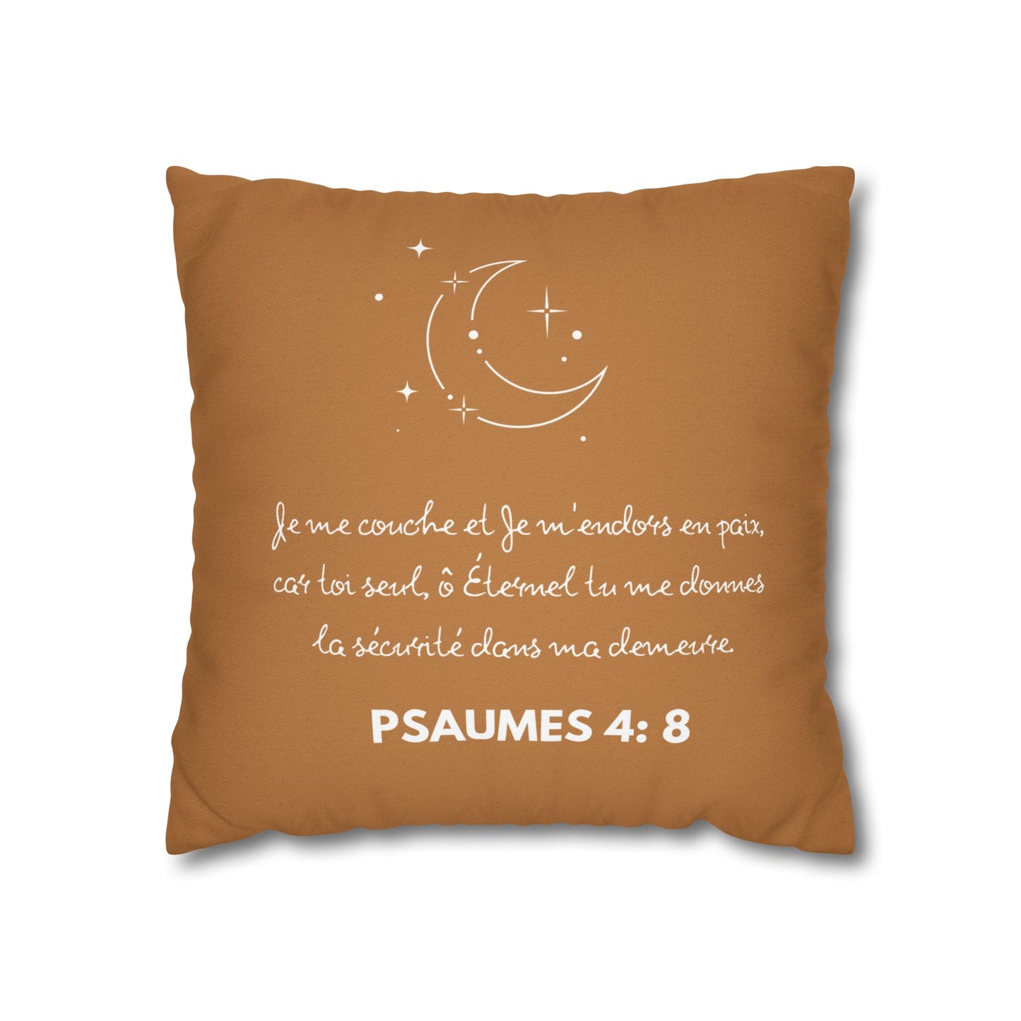 Je me couche et je m'endros en paix HOUSSE - Caramel
