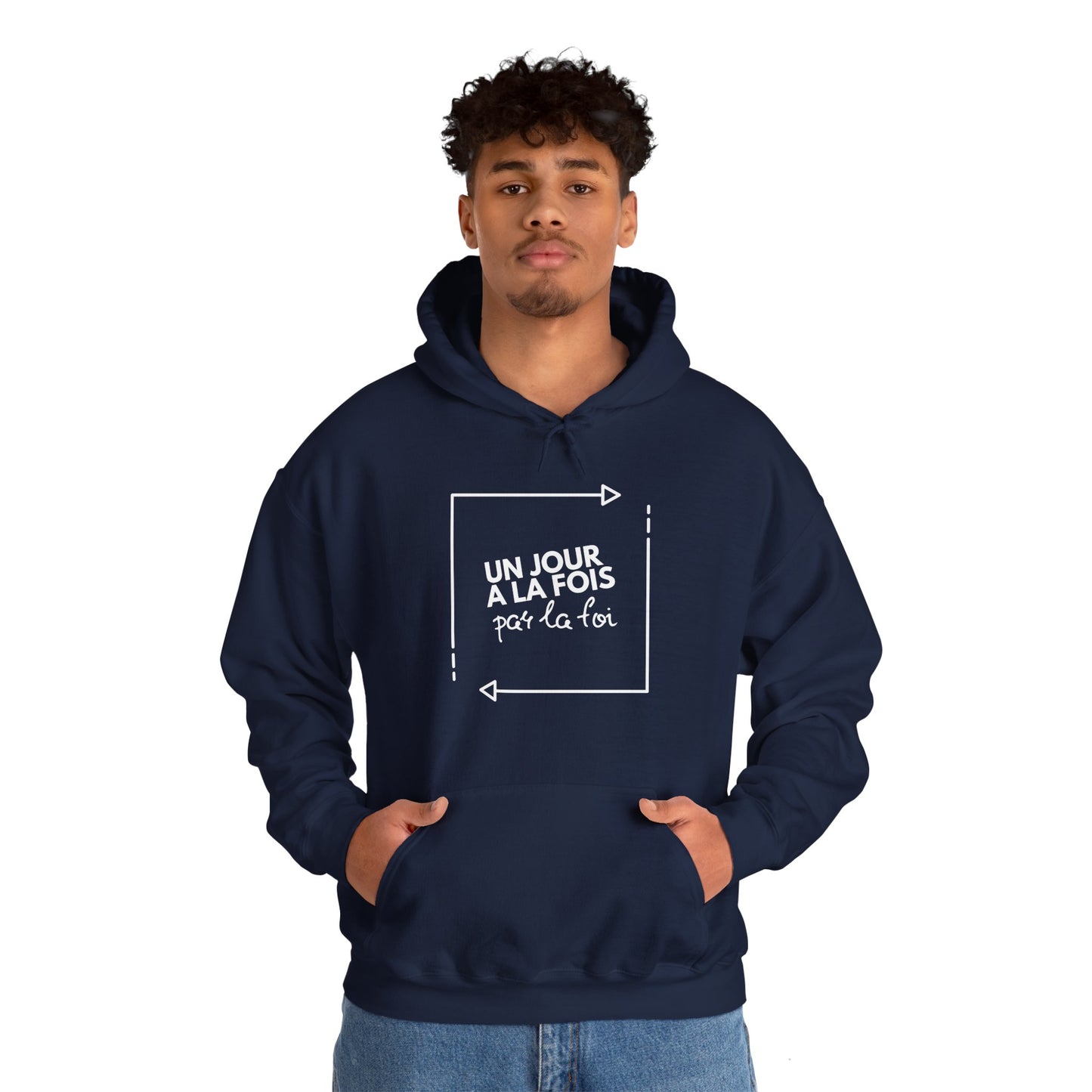 Un jour à la fois par la foi HOODIE