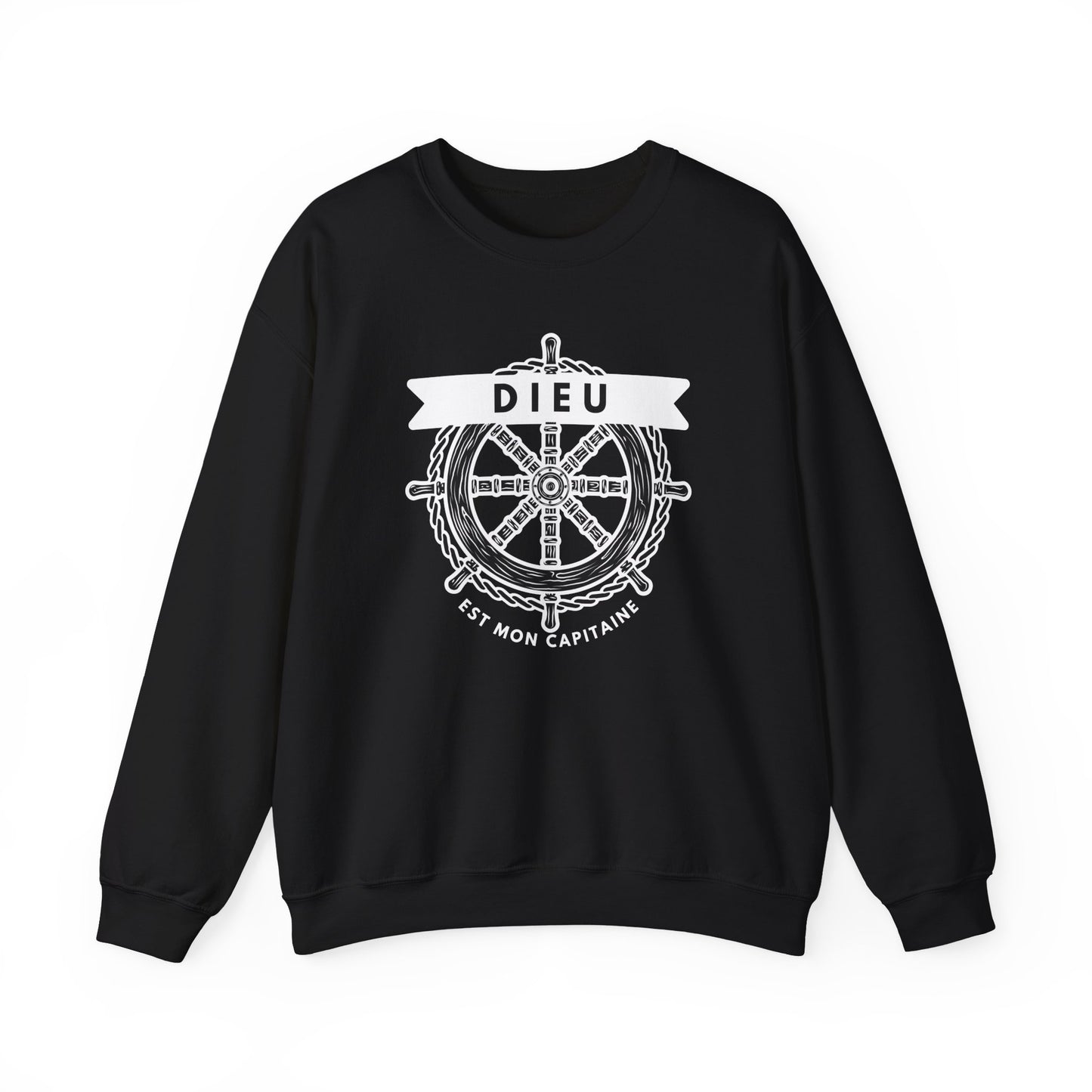 Dieu est mon capitaine CREWNECK