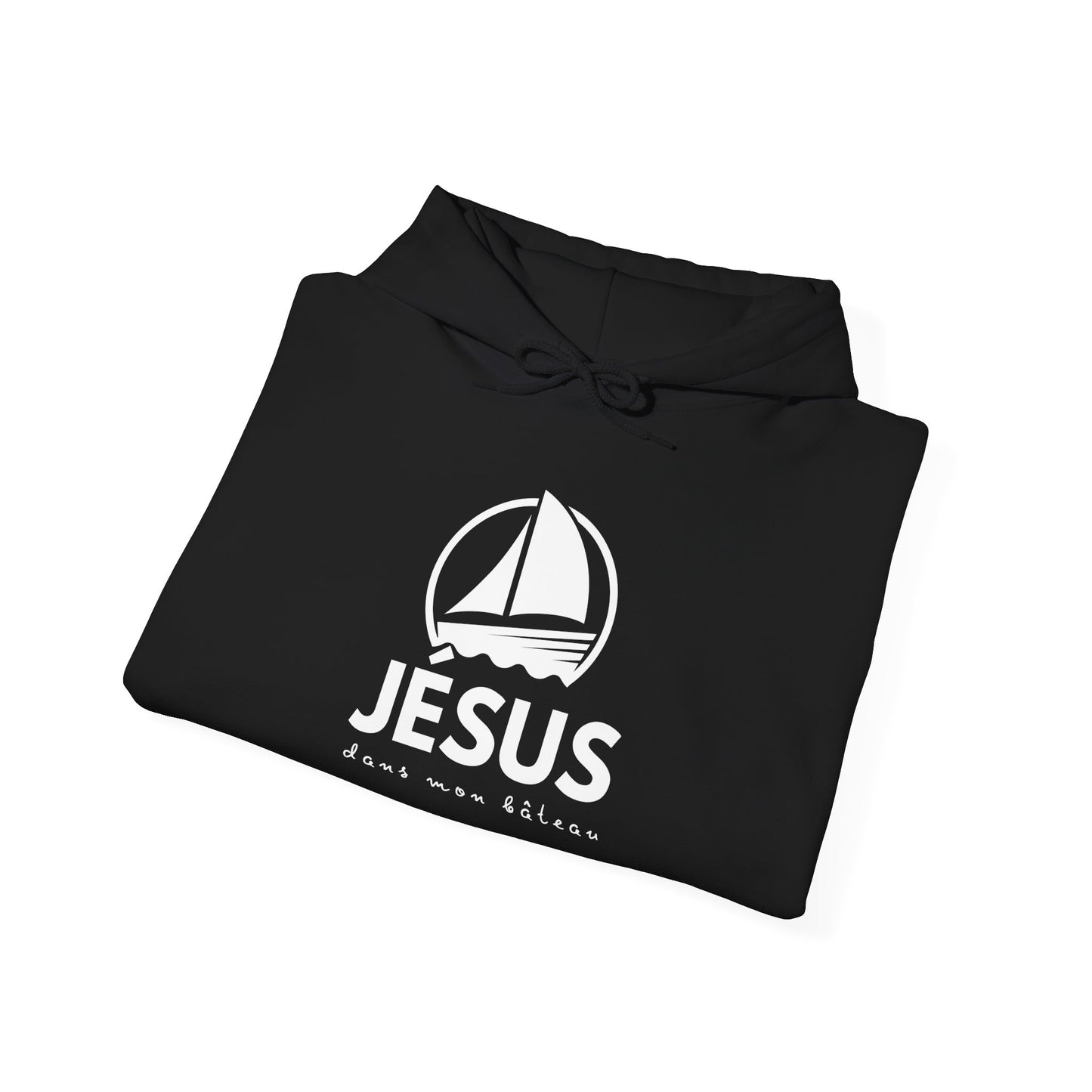 Jésus dans mon bâteau HOODIE