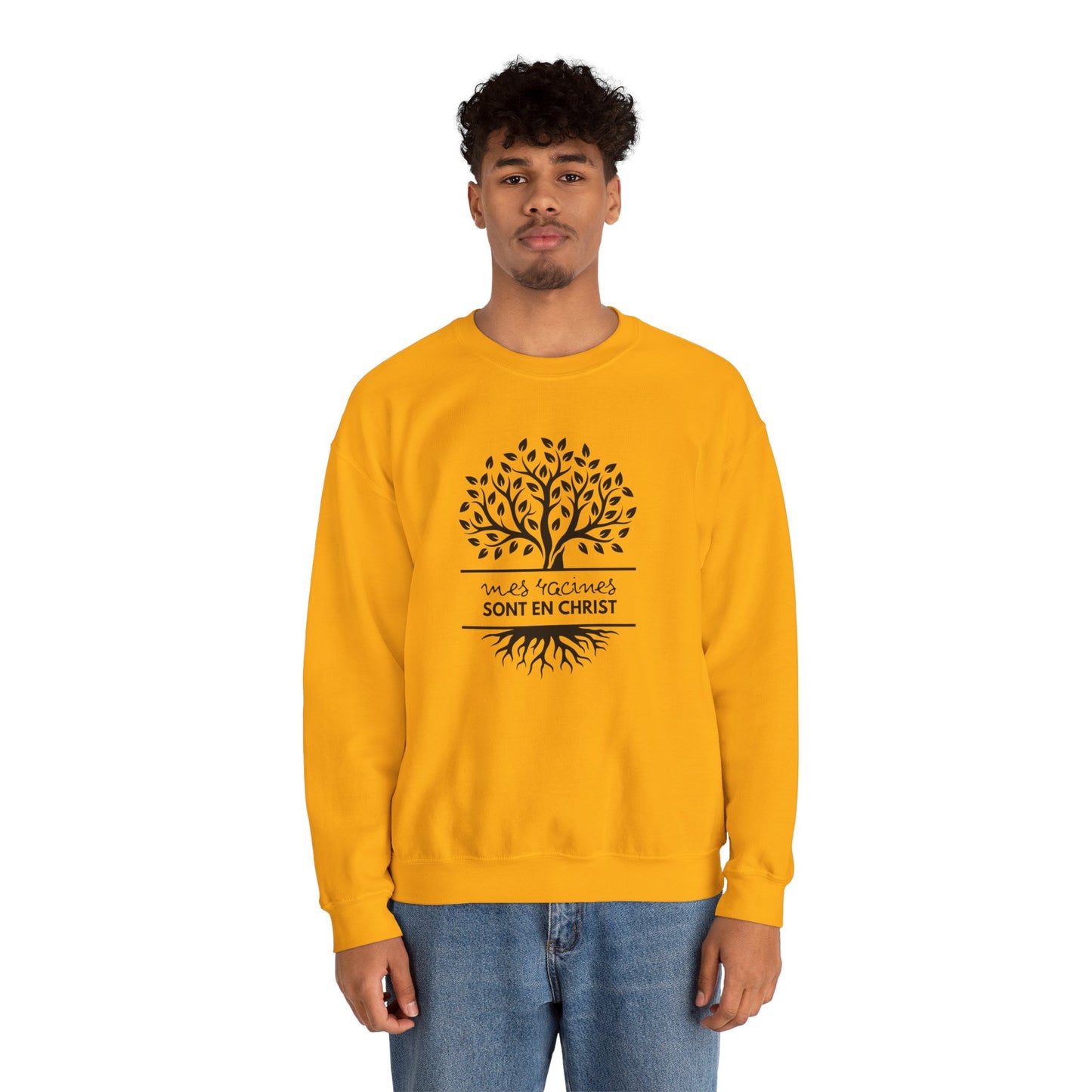 Mes racines sont en Christ CREWNECK