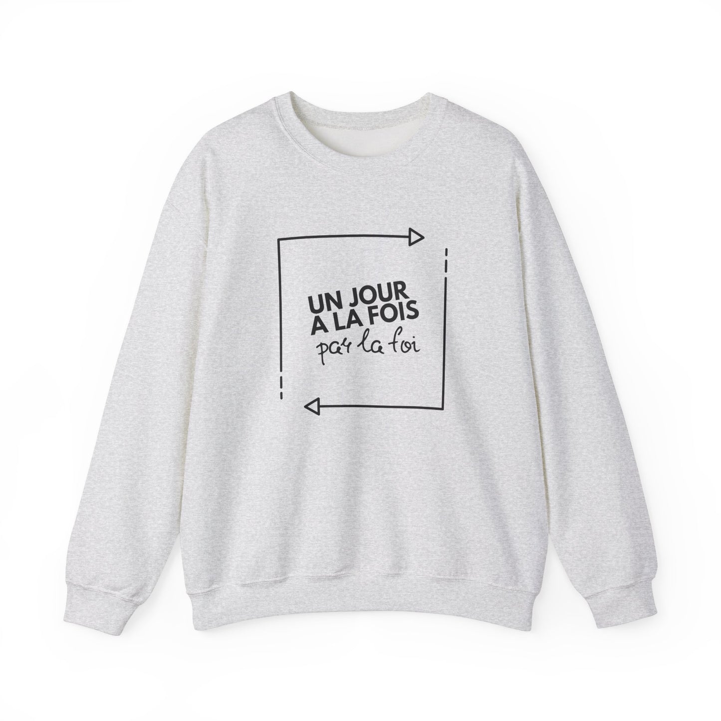 Un jour à la fois par la foi CREWNECK