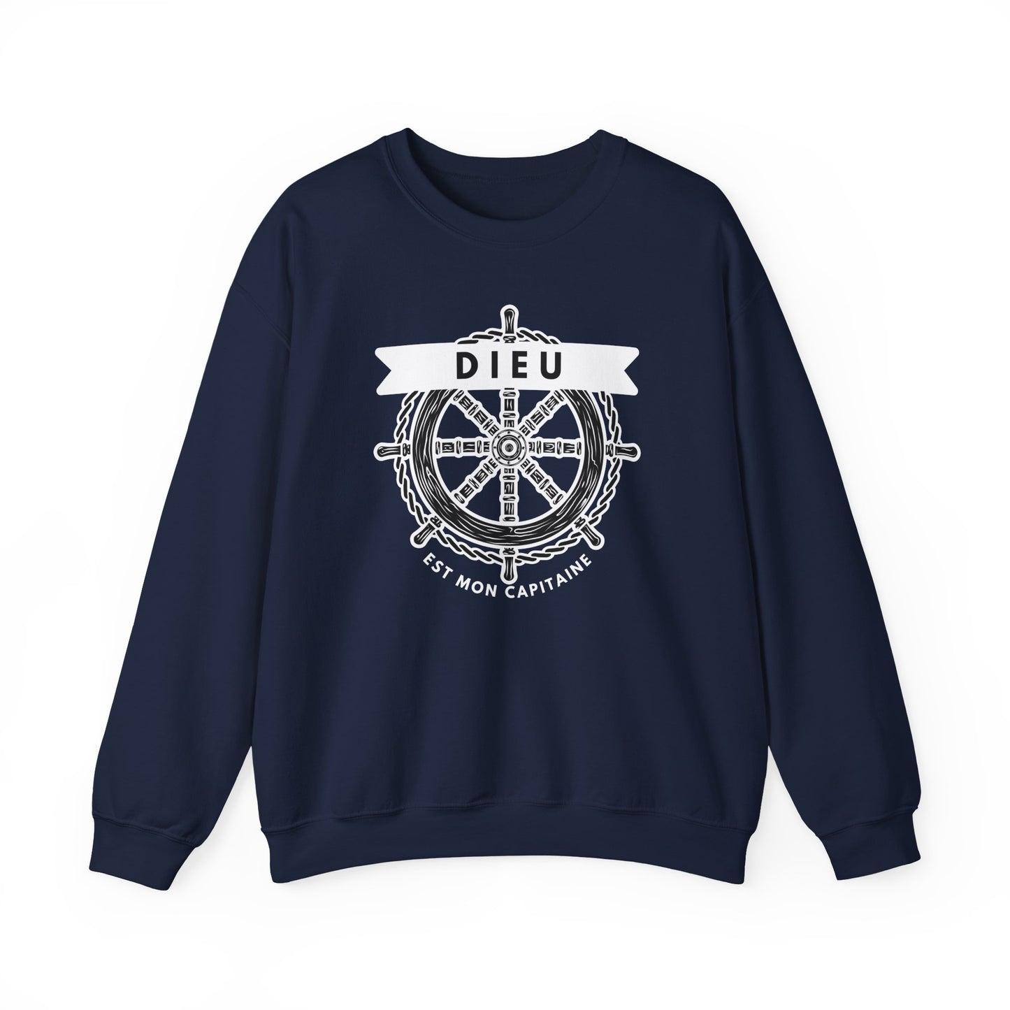 Dieu est mon capitaine CREWNECK