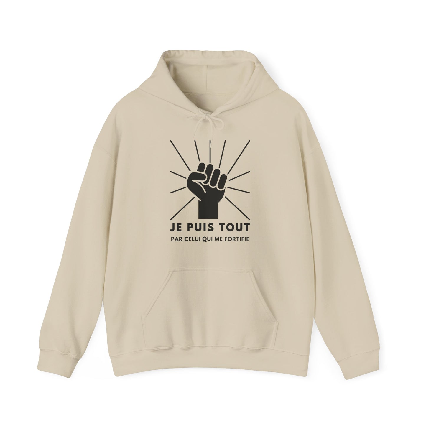 Je puis tout par celui qui me fortifie HOODIE