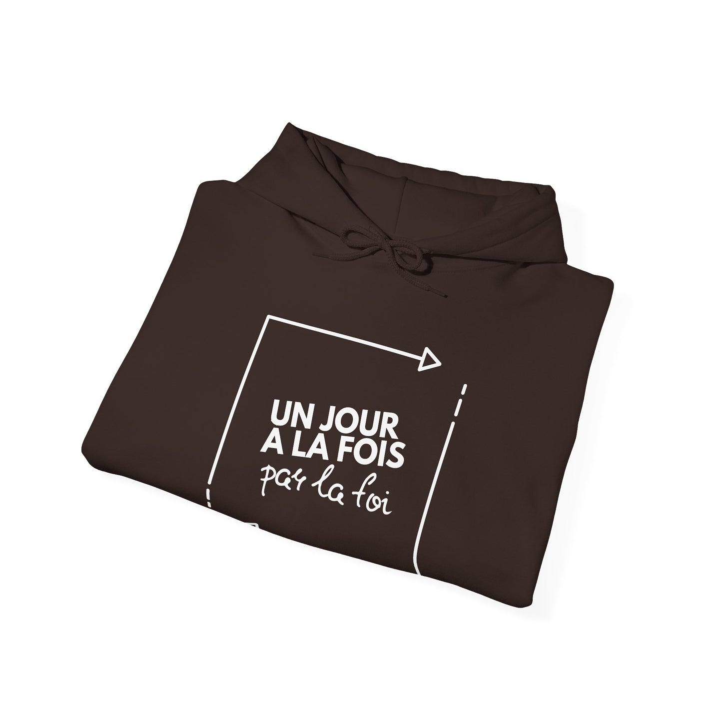 Un jour à la fois par la foi HOODIE