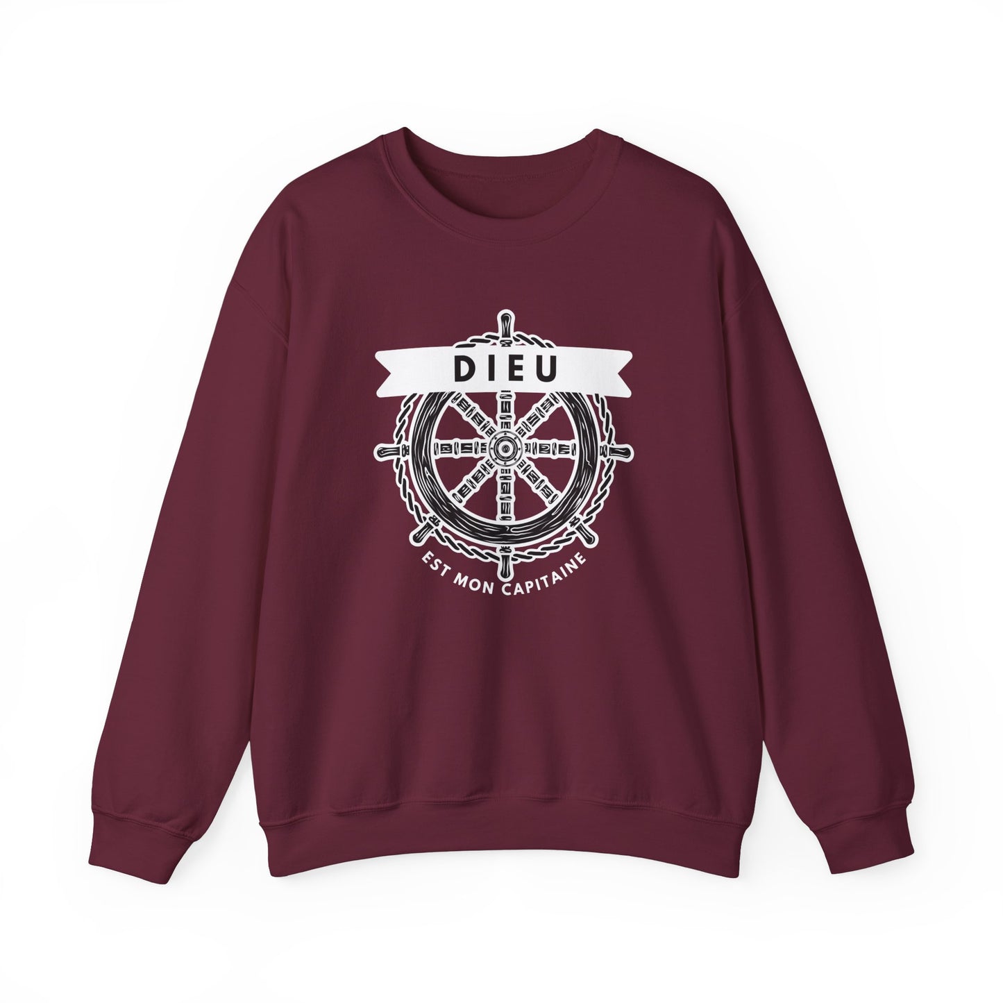 Dieu est mon capitaine CREWNECK