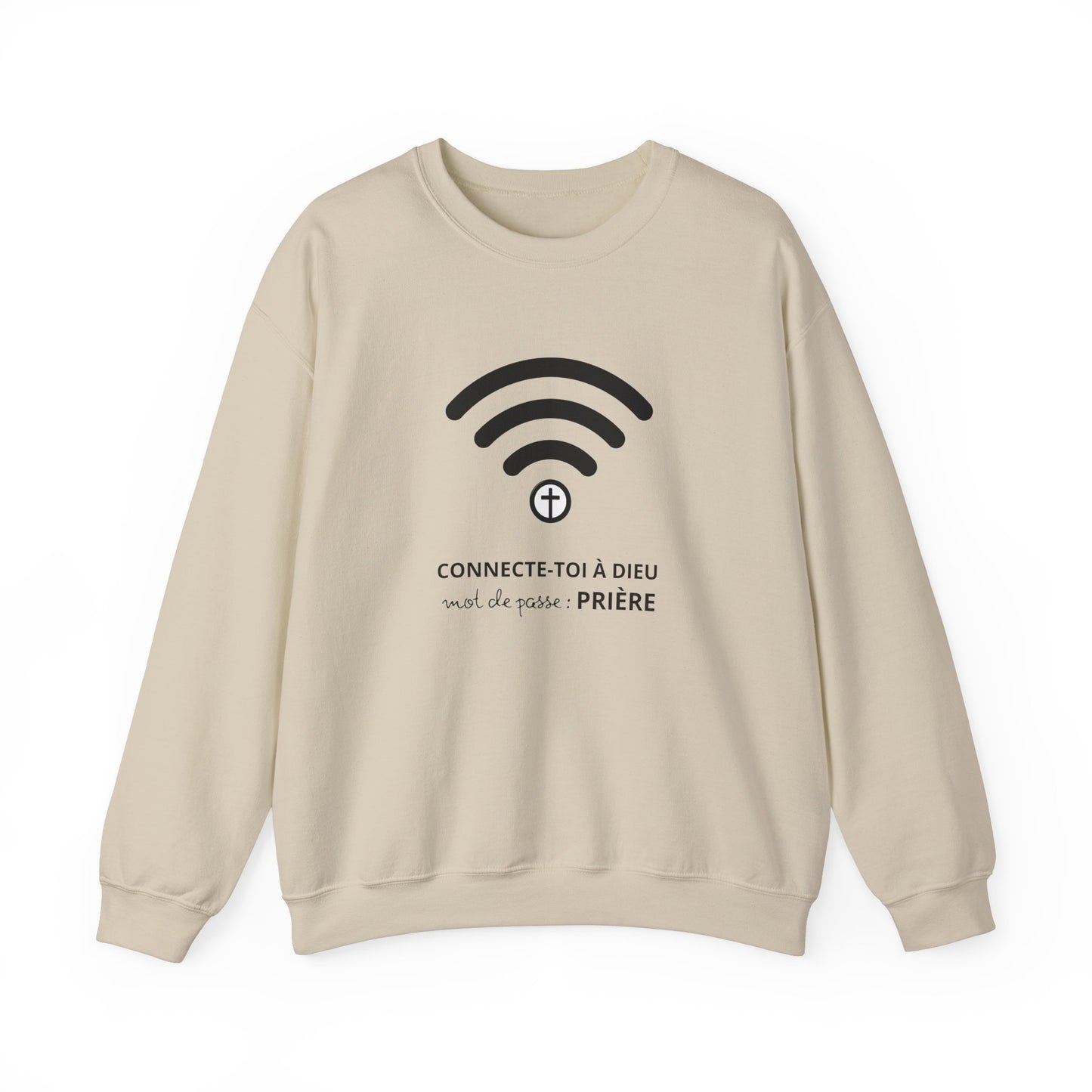 Connecte-toi à Dieu CREWNECK
