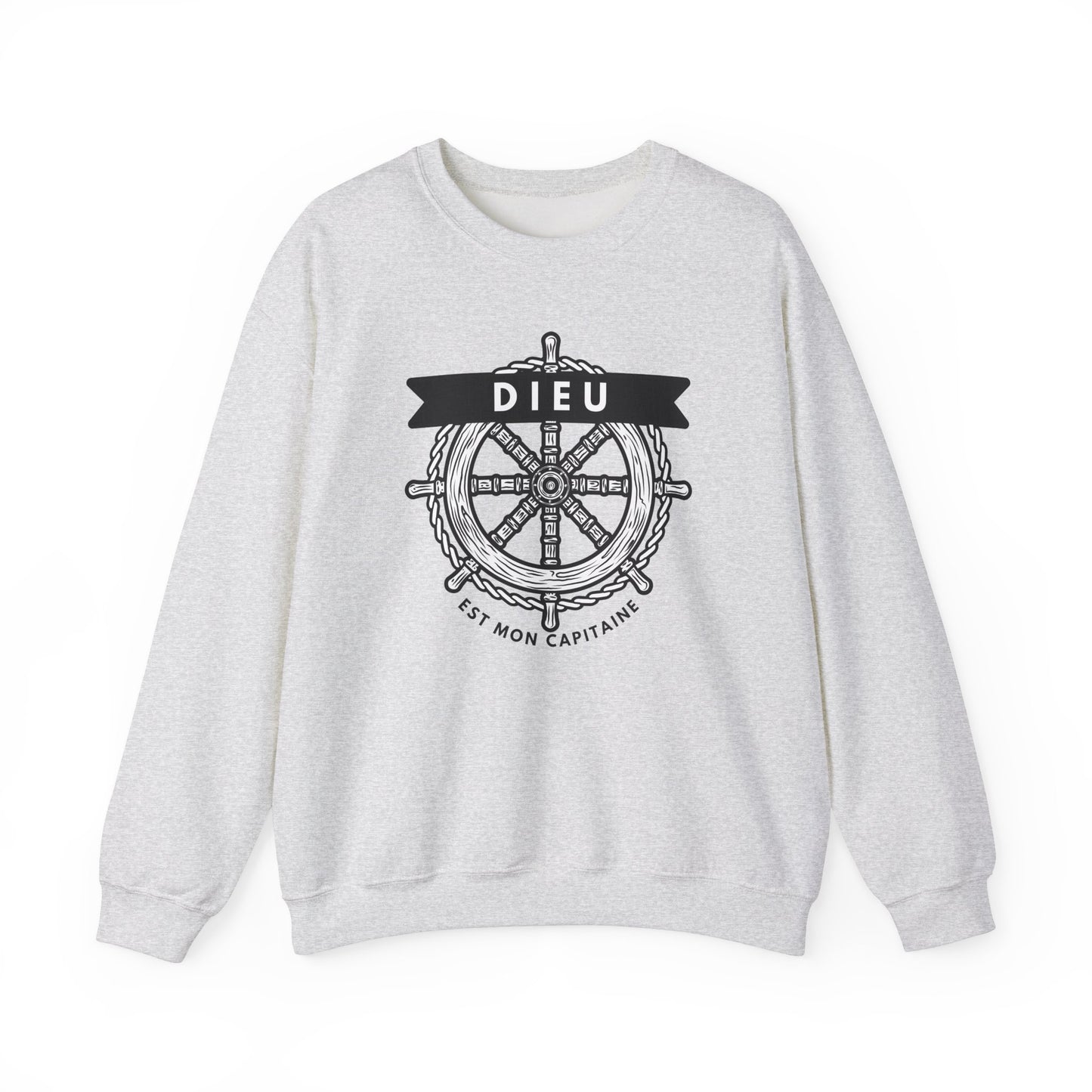 Dieu est mon capitaine CREWNECK