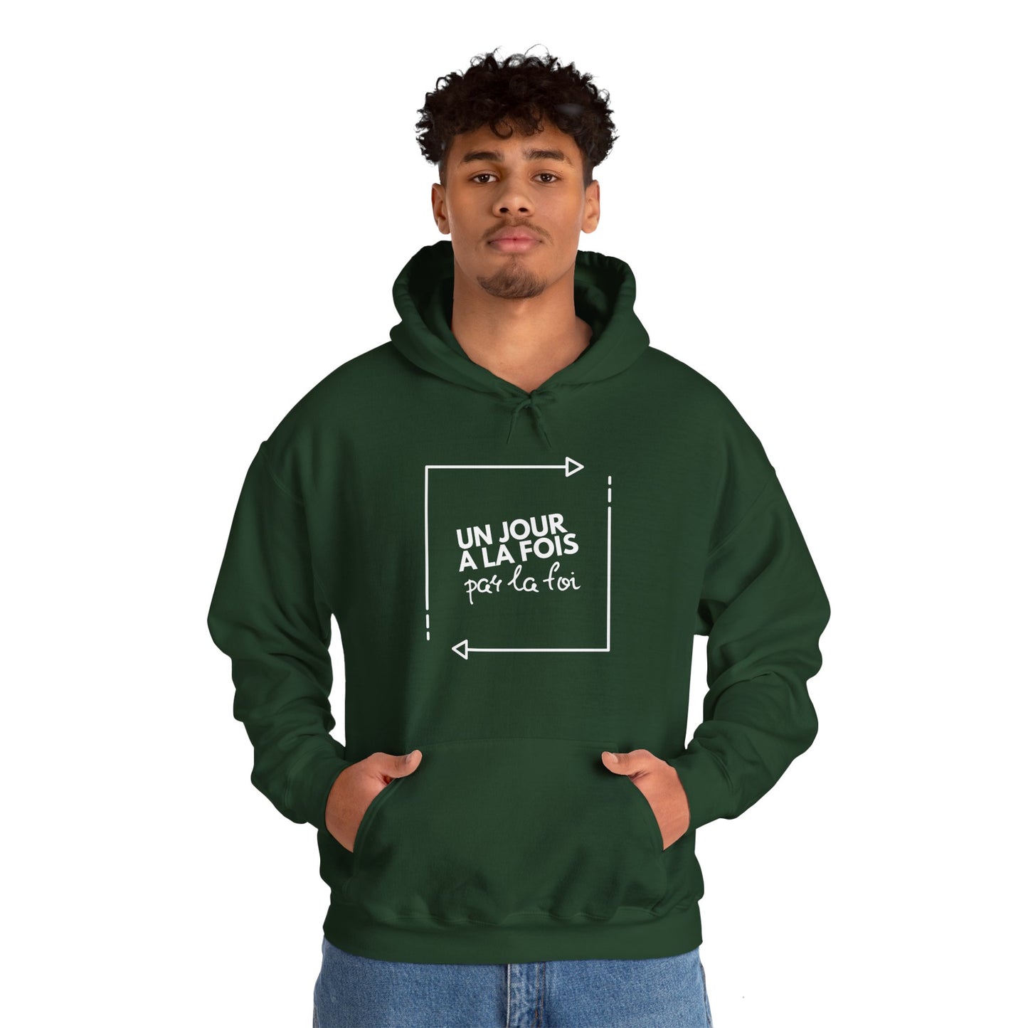 Un jour à la fois par la foi HOODIE