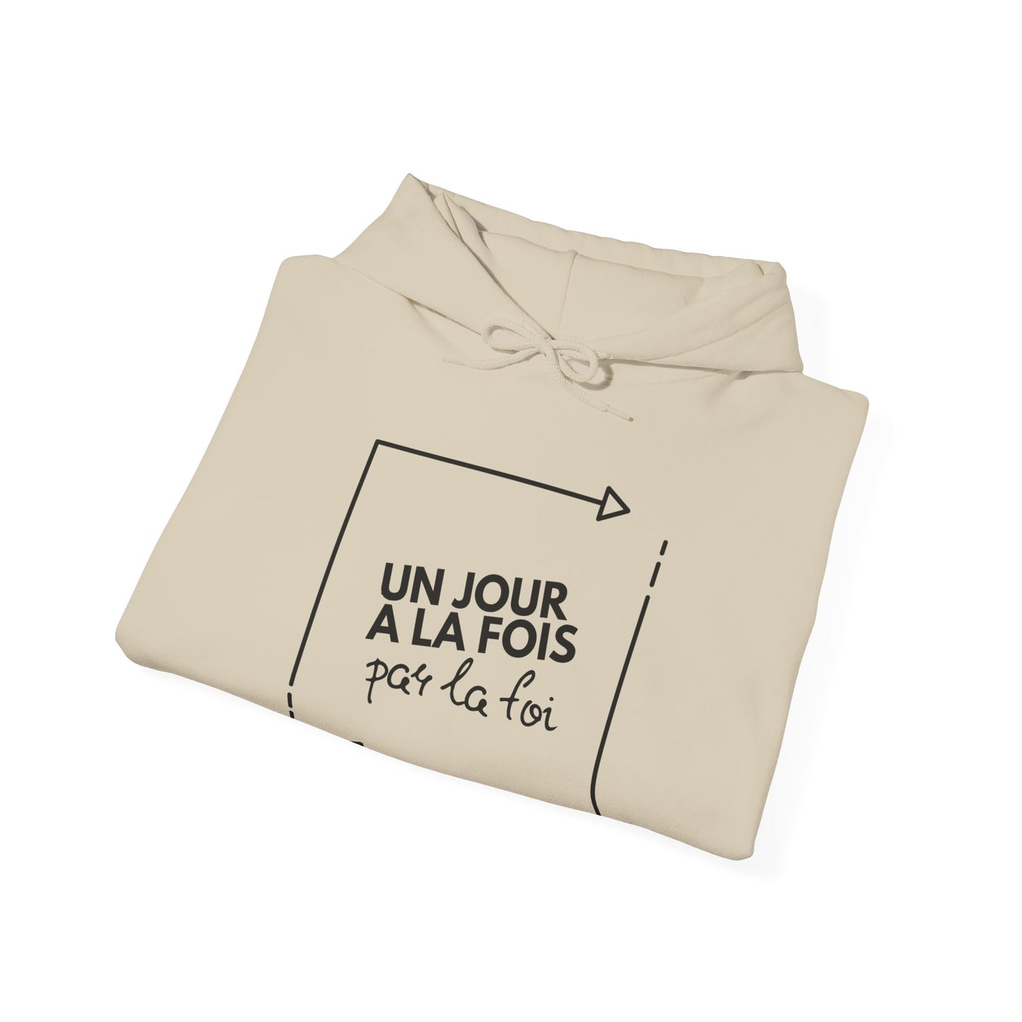 Un jour à la fois par la foi HOODIE