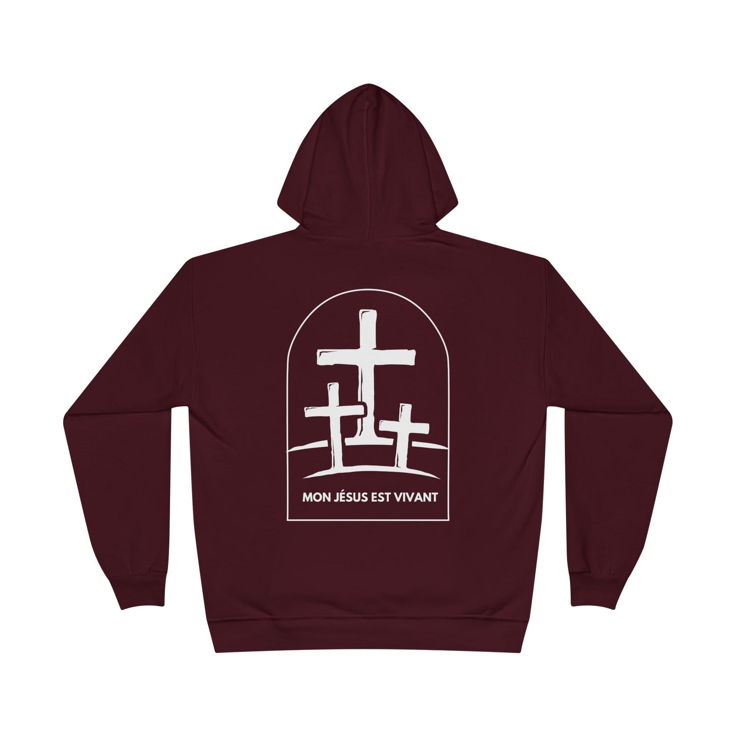 Mon Jésus est vivant HOODIE - DOS