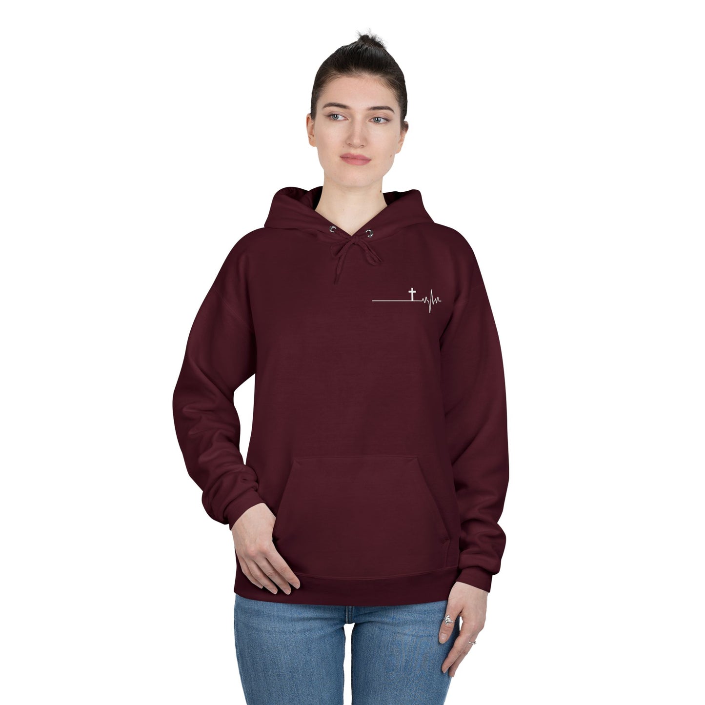 Jésus sauveur de ma vie HOODIE - DOS