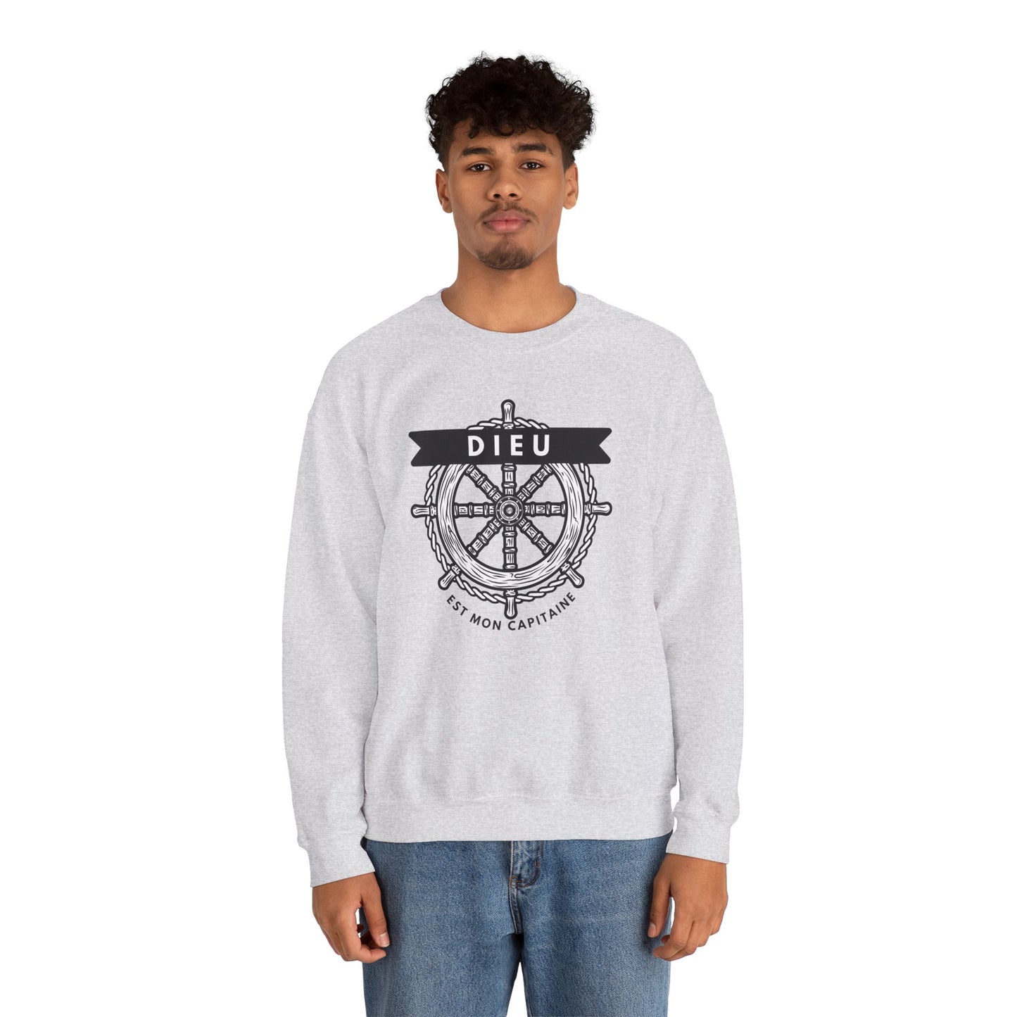 Dieu est mon capitaine CREWNECK