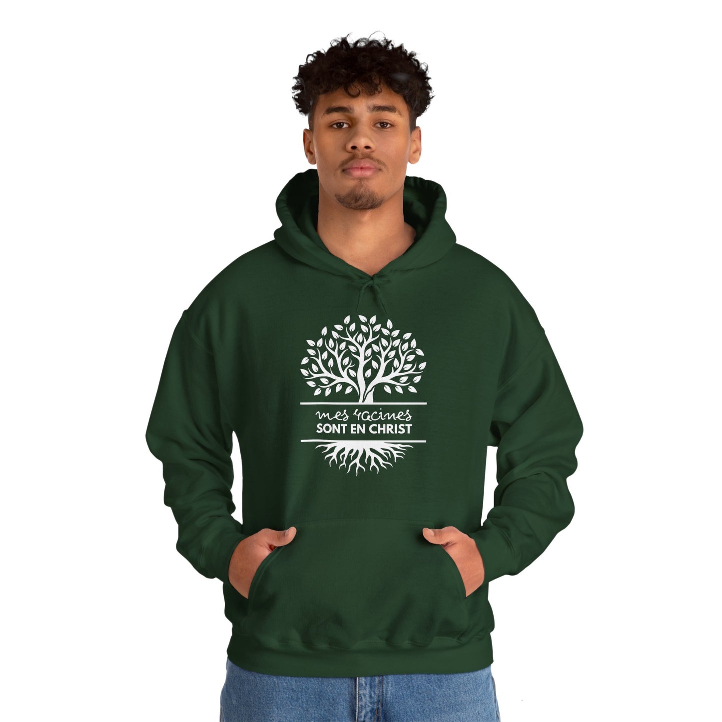 Mes racines sont en Christ HOODIE