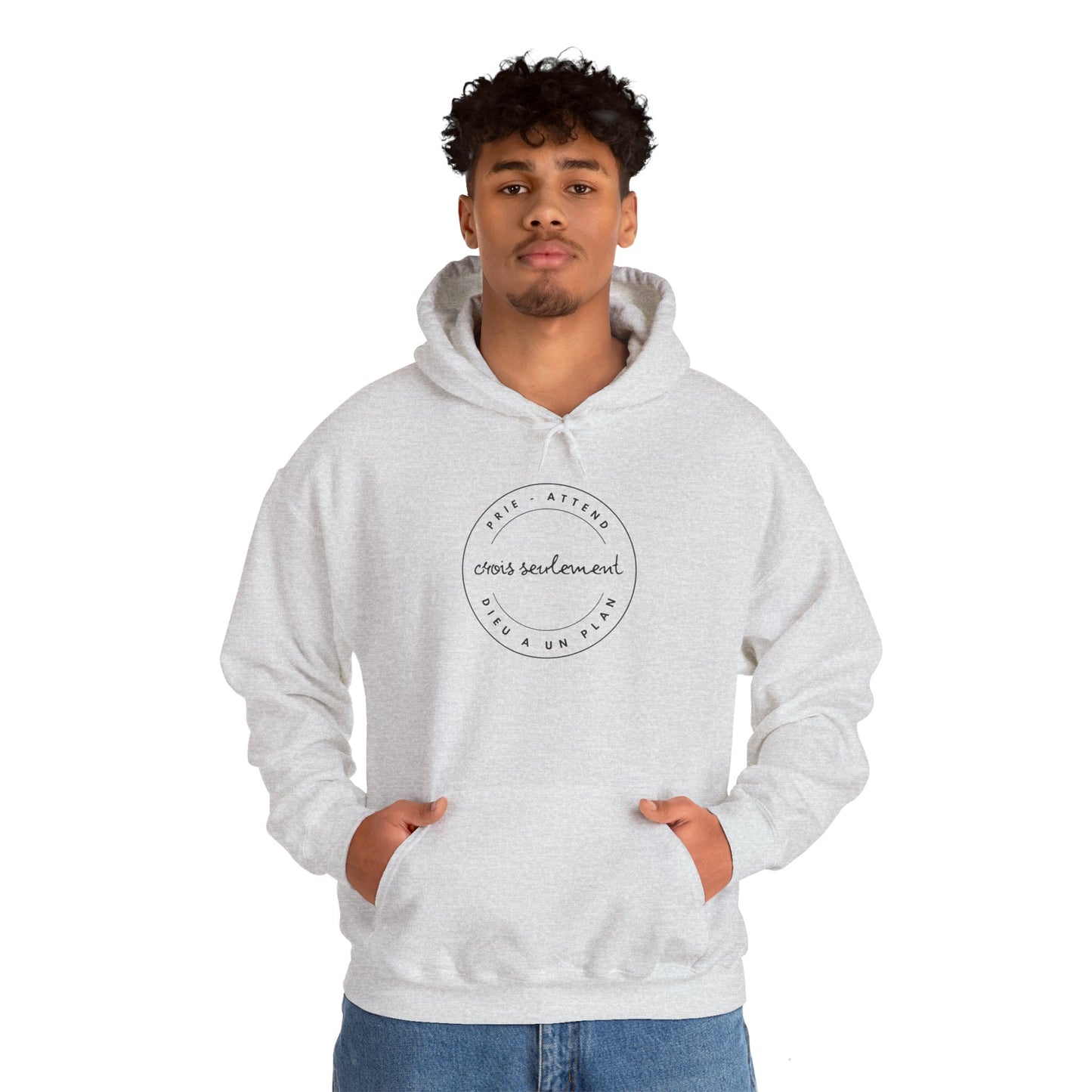 Prie, attend, crois seulement, Dieu a un plan HOODIE