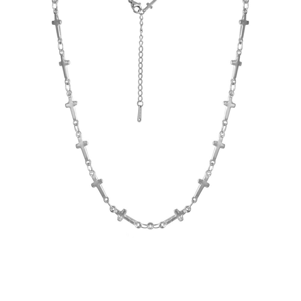 Croix en acier inoxydable BRACELET & COLLIER