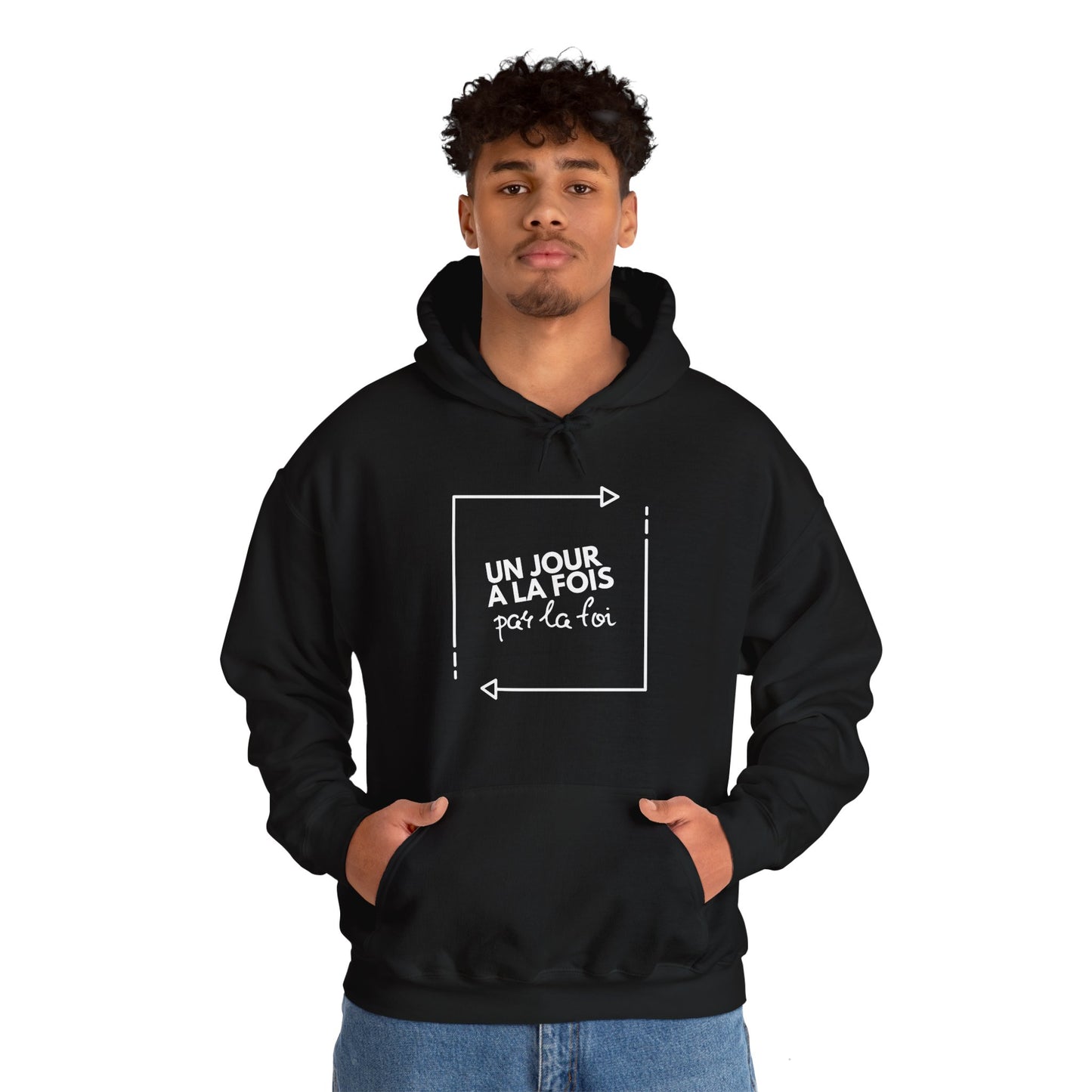 Un jour à la fois par la foi HOODIE