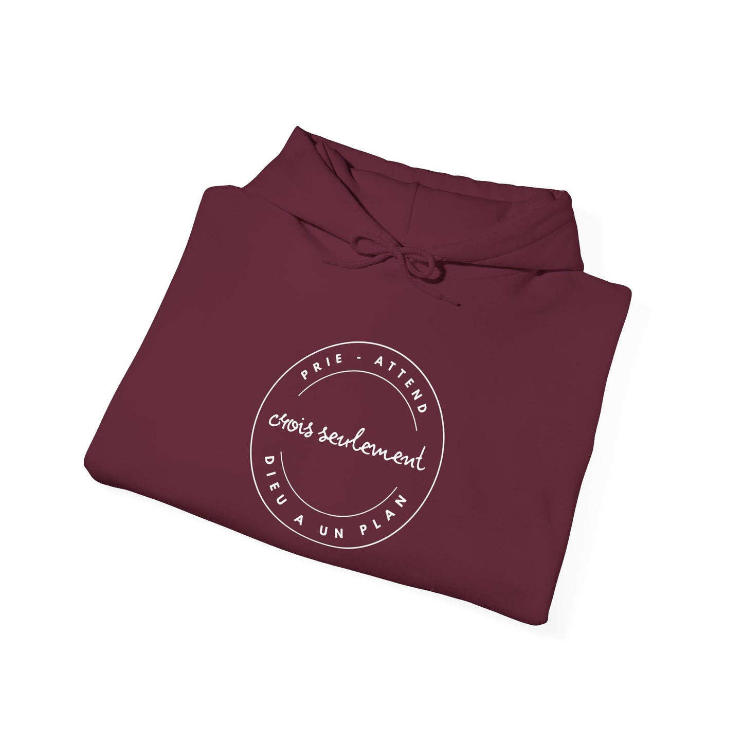 Prie, attend, crois seulement, Dieu a un plan HOODIE