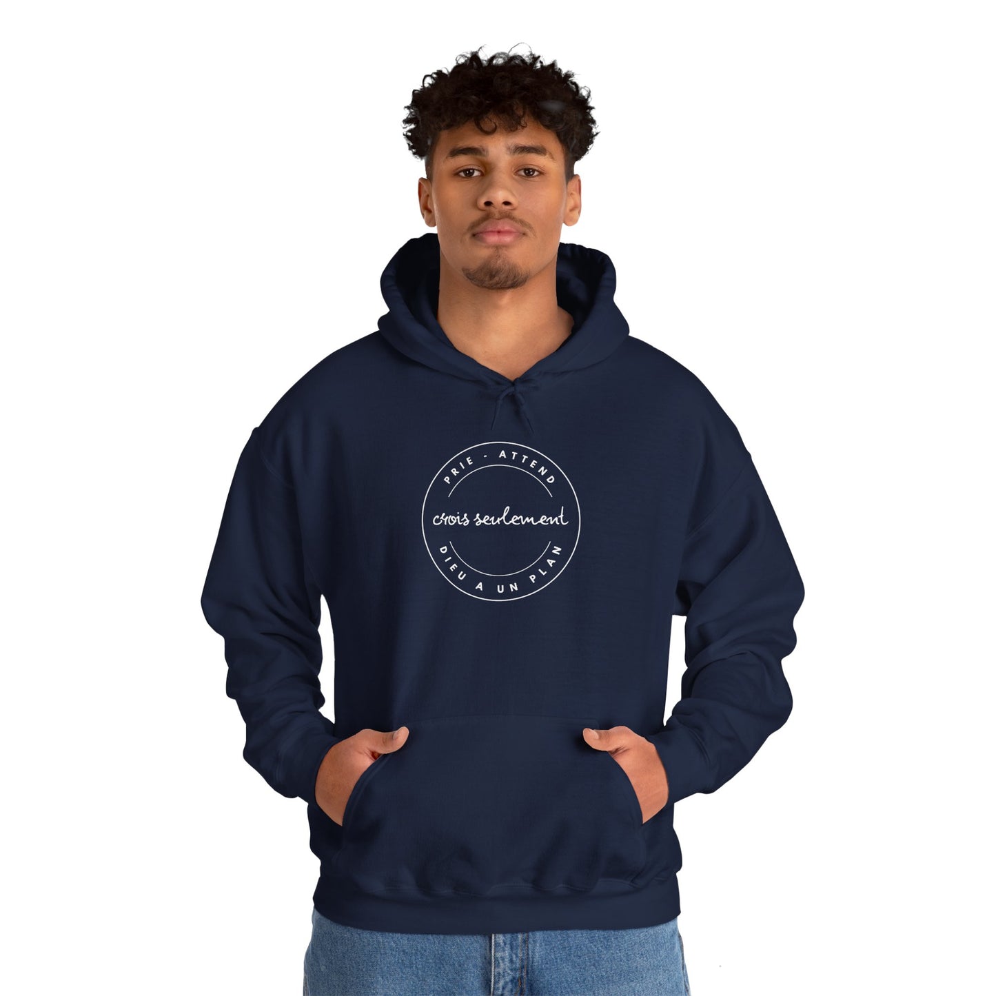 Prie, attend, crois seulement, Dieu a un plan HOODIE
