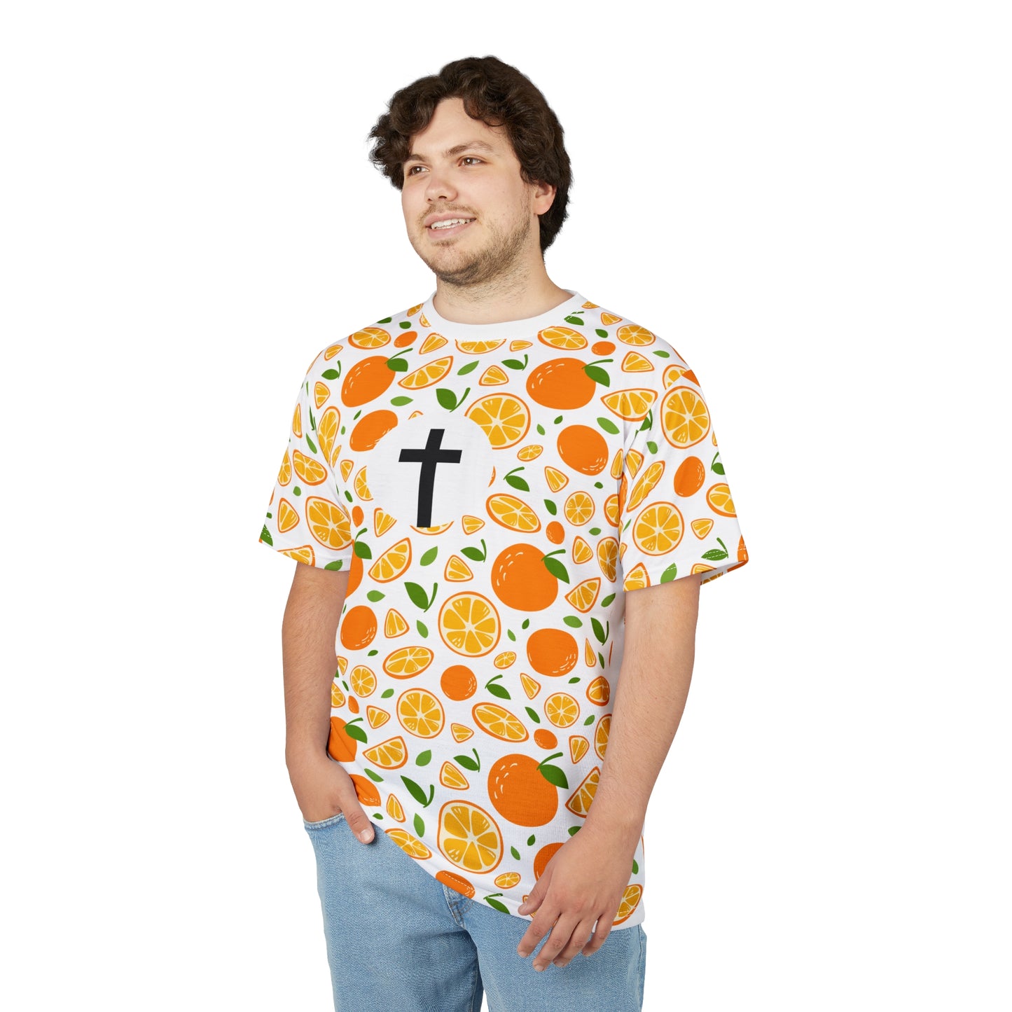 À la croix T-SHIRT ORANGES