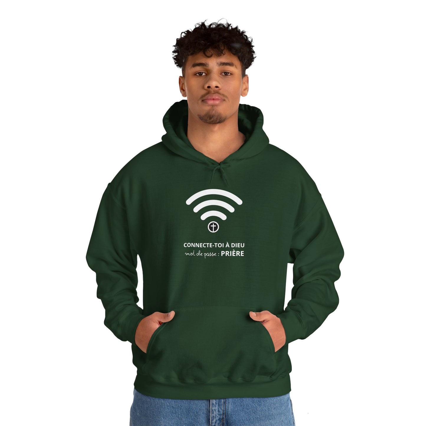 Connecte-toi à Dieu HOODIE