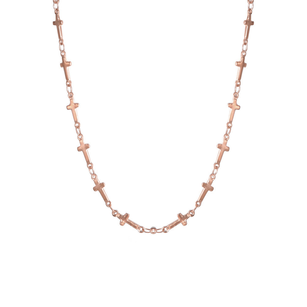 Croix en acier inoxydable BRACELET & COLLIER