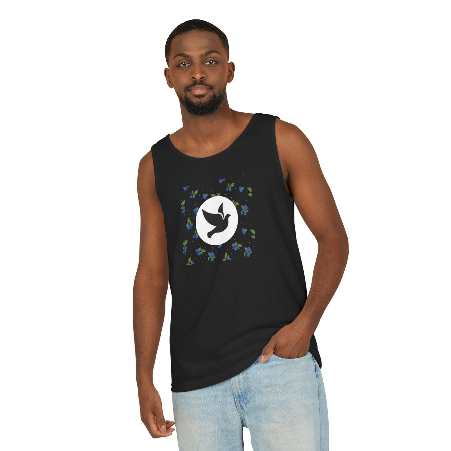 Espoir & paix DÉBARDEUR BLEUETS