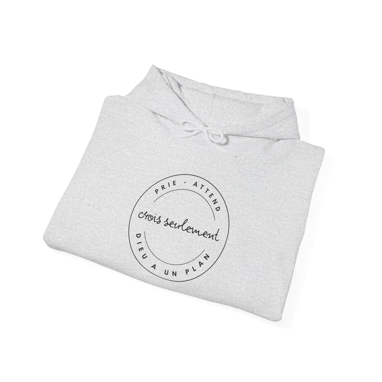 Prie, attend, crois seulement, Dieu a un plan HOODIE