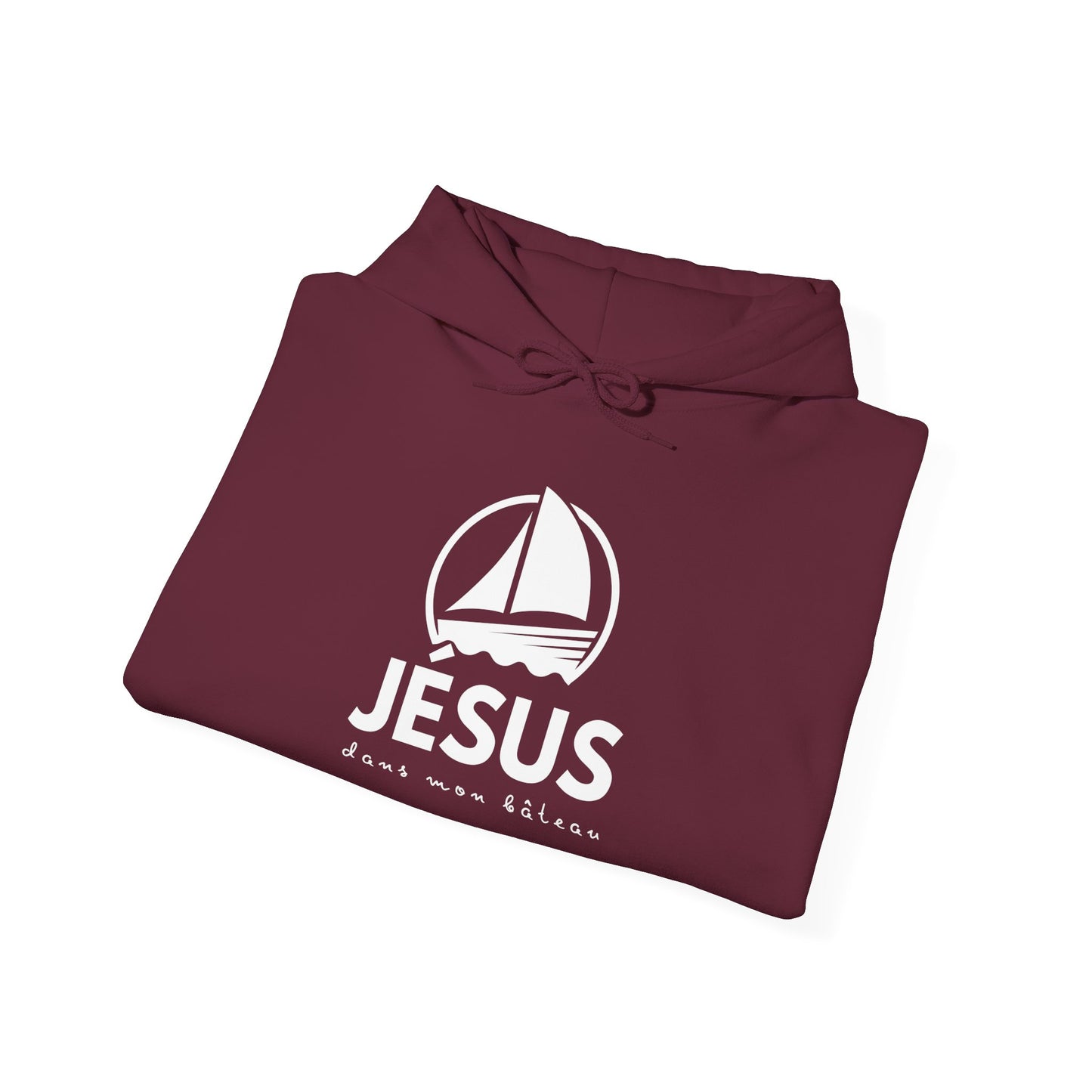 Jésus dans mon bâteau HOODIE