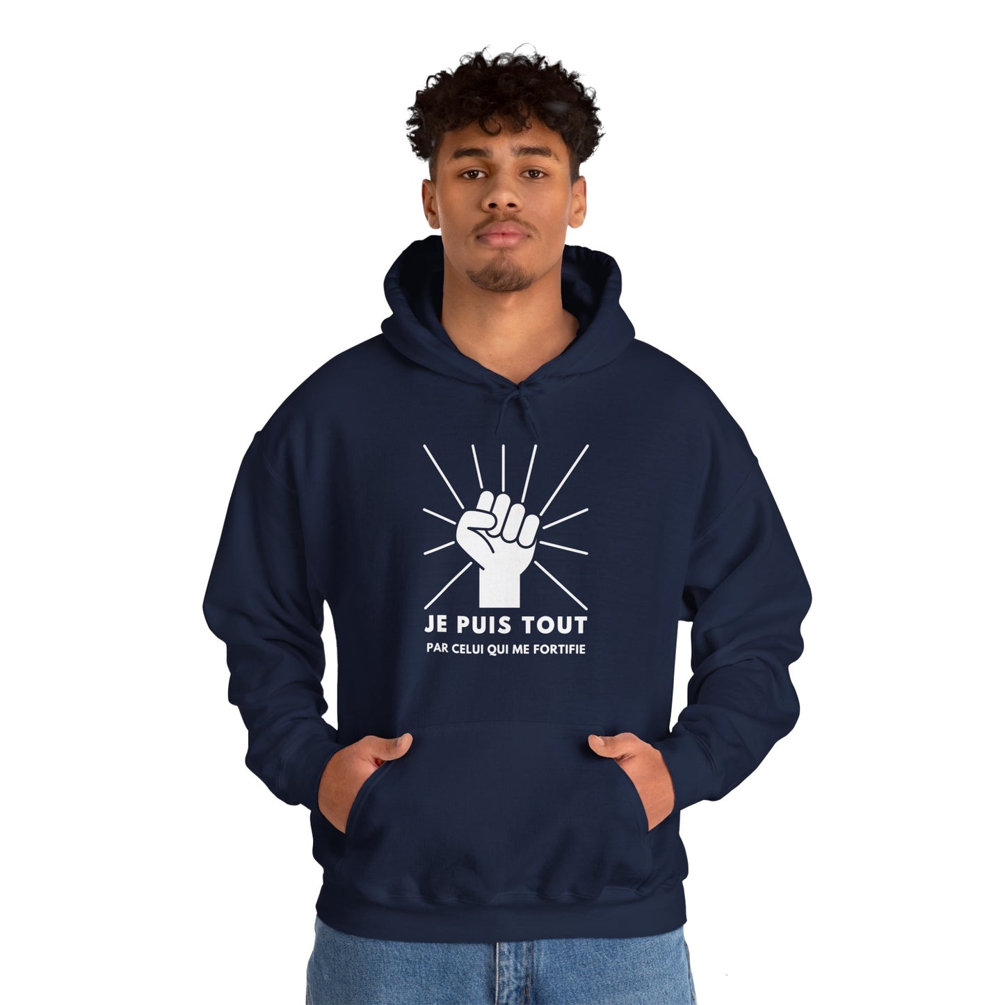 Je puis tout par celui qui me fortifie HOODIE