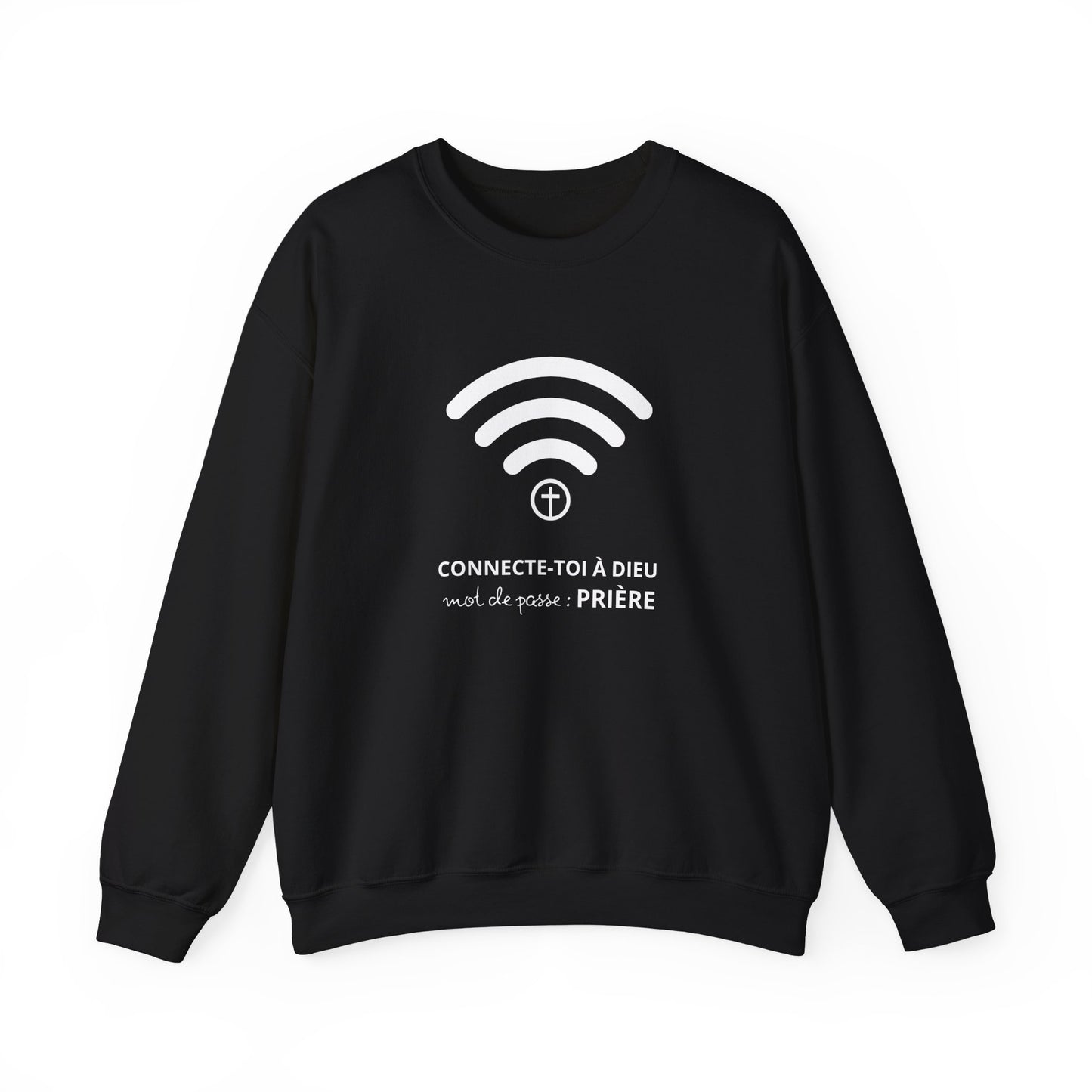 Connecte-toi à Dieu CREWNECK