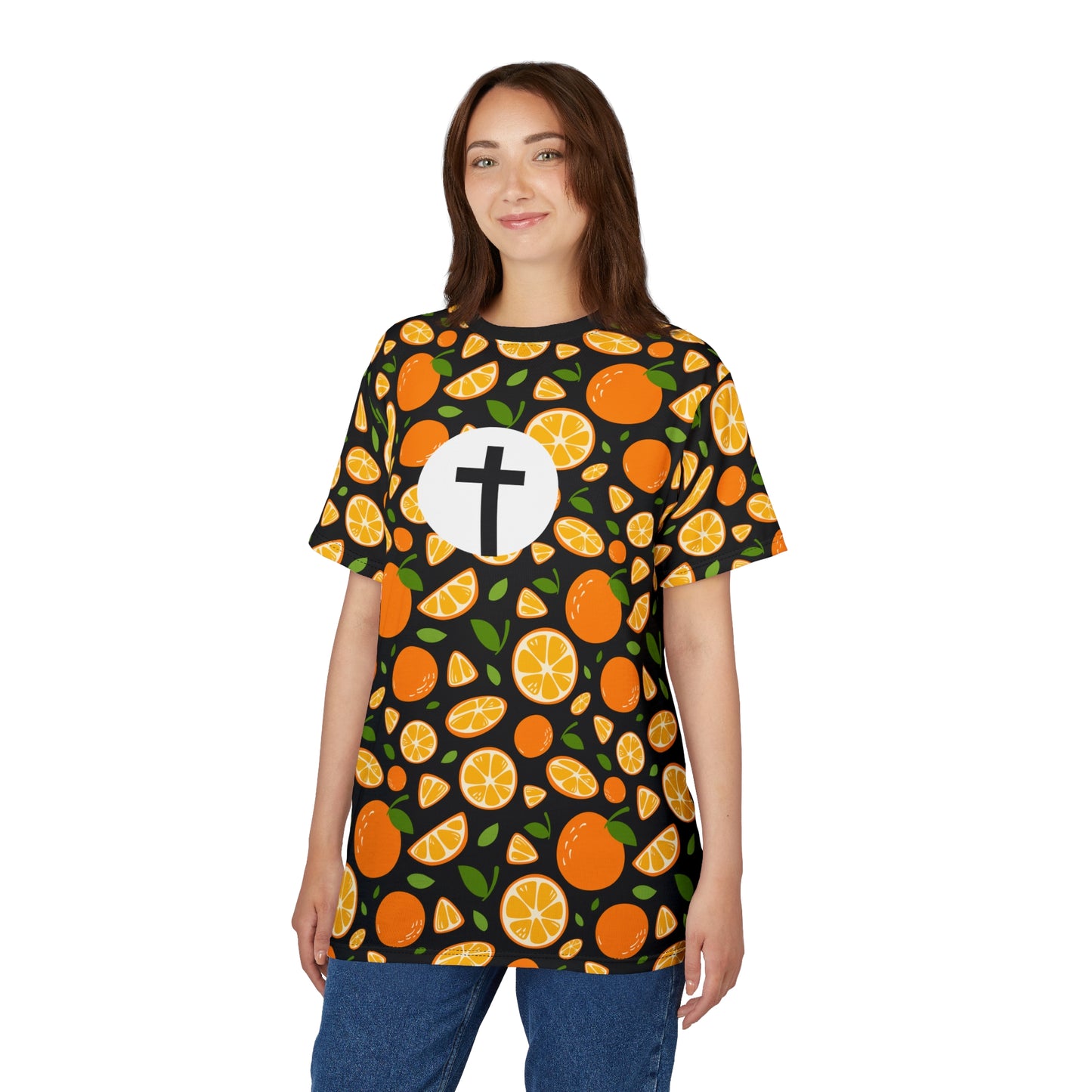 À la croix T-SHIRT ORANGES