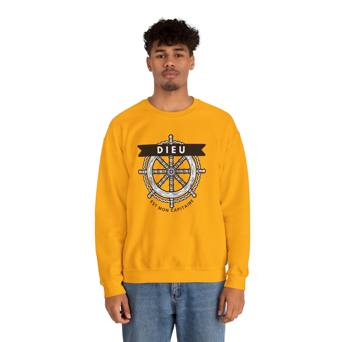 Dieu est mon capitaine CREWNECK