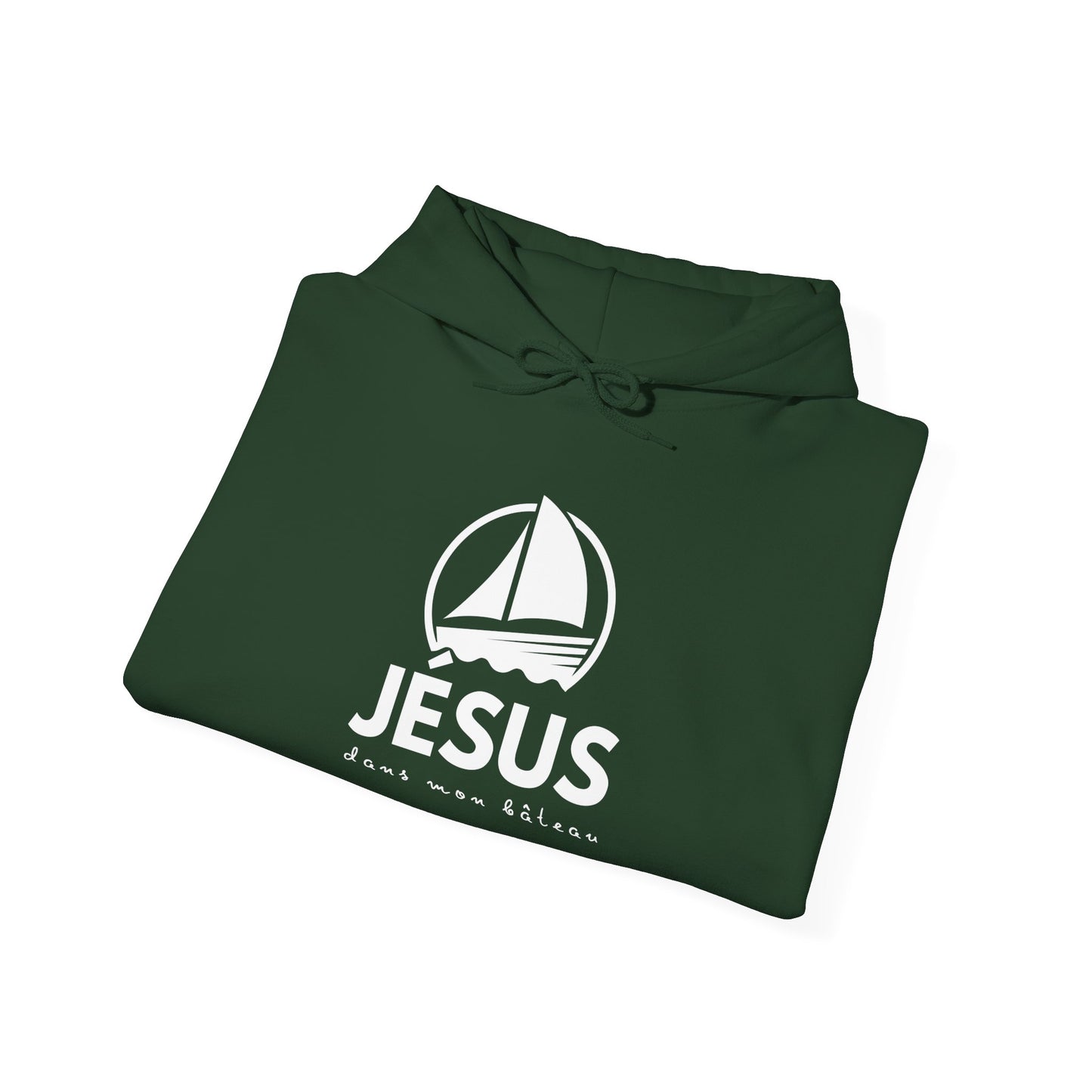 Jésus dans mon bâteau HOODIE
